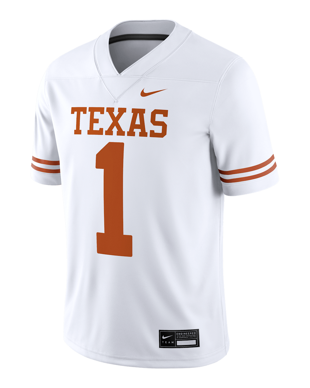 Jersey universitario para el partido Nike Dri-FIT para hombre de los Texas Longhorns - Blanco