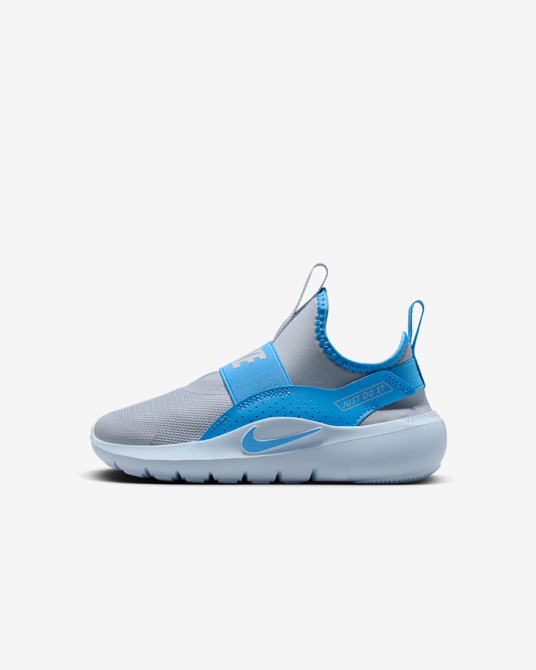 Nike Flex Runner 4 Little Kids' Shoes - Ghost/Football Grey/Blue Tint/University Blue