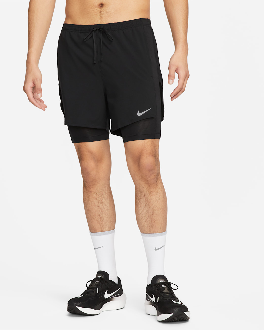 Nike Dri-FIT Run Division Stride Men's Running Shorts - Black/Black