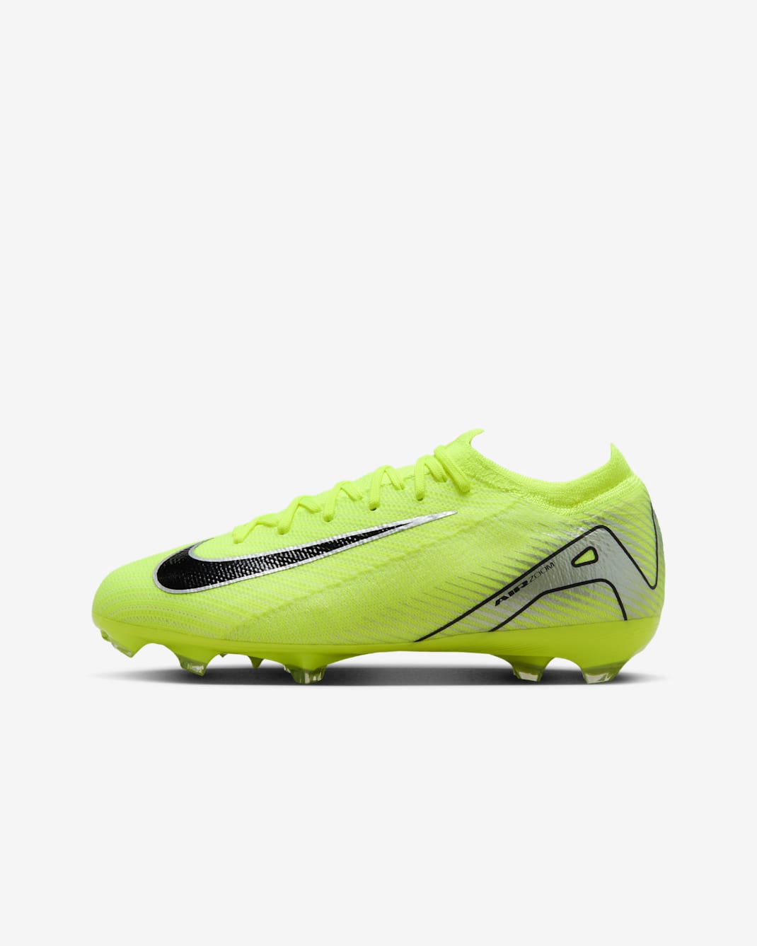 Nike Jr. Mercurial Vapor 16 Pro Younger/Older Kids' Firm-Ground Low-Top Football Boot - Volt/Black