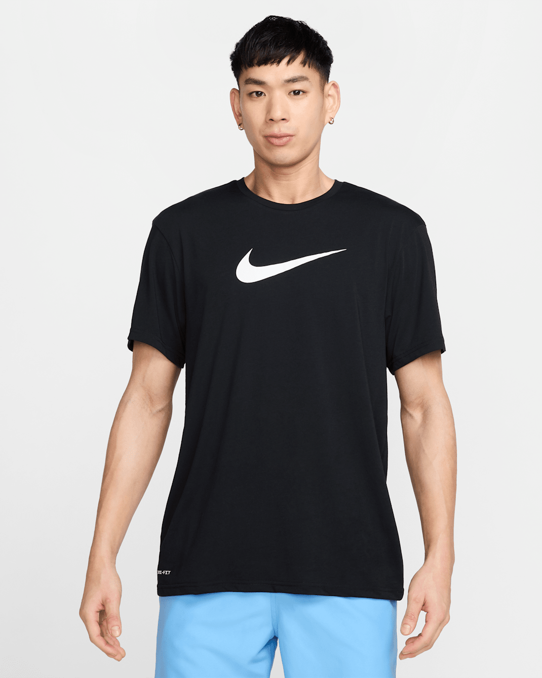 Nike Swim Hydroguard Men's Short-Sleeve Top - Black
