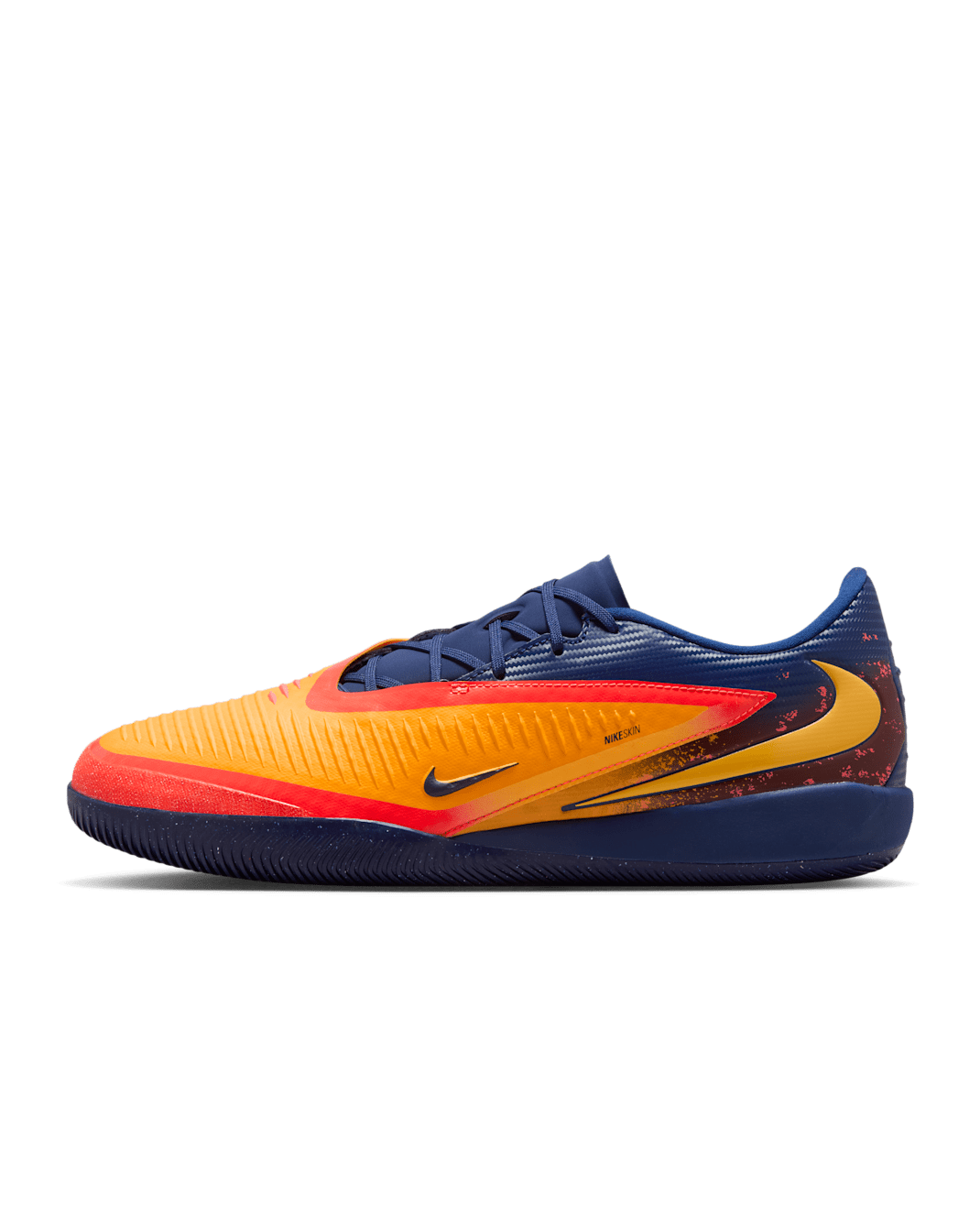 Nike Phantom 6 Low Academy 'Erling Haaland' Indoor/Court Football Shoe - Laser Orange/Blue Void/Lemon Venom