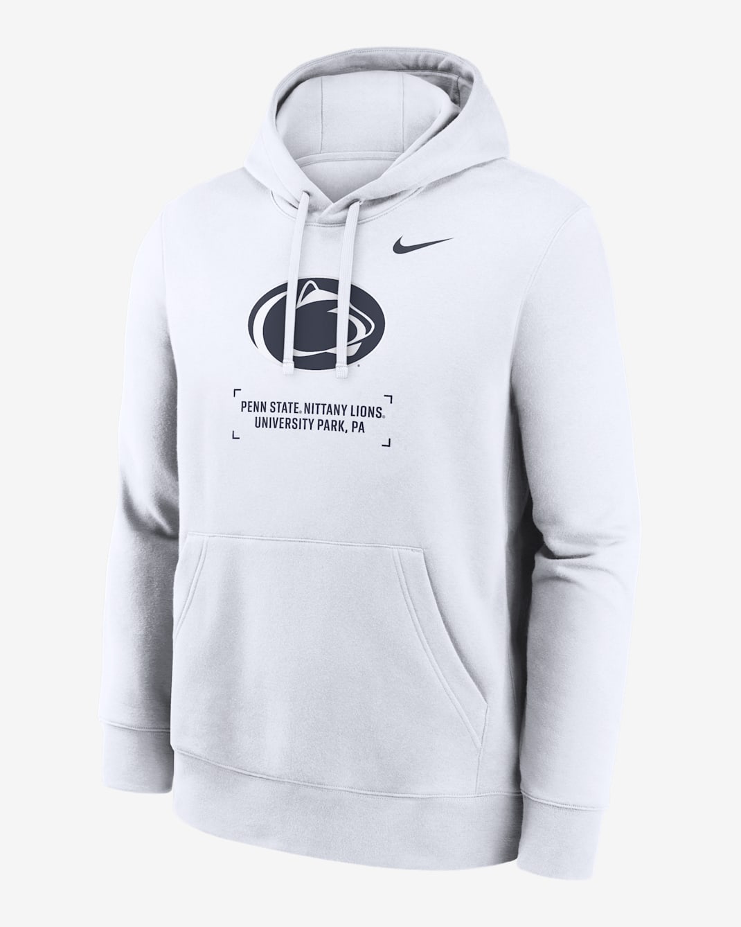 Penn State Club Basketball 2-Hit Men's Nike College Pullover Hoodie - White