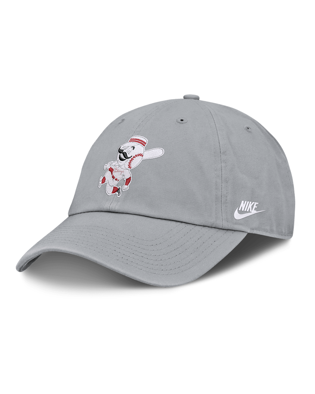 Cincinnati Reds Cooperstown Club Men’s Nike MLB Adjustable Hat - Grey