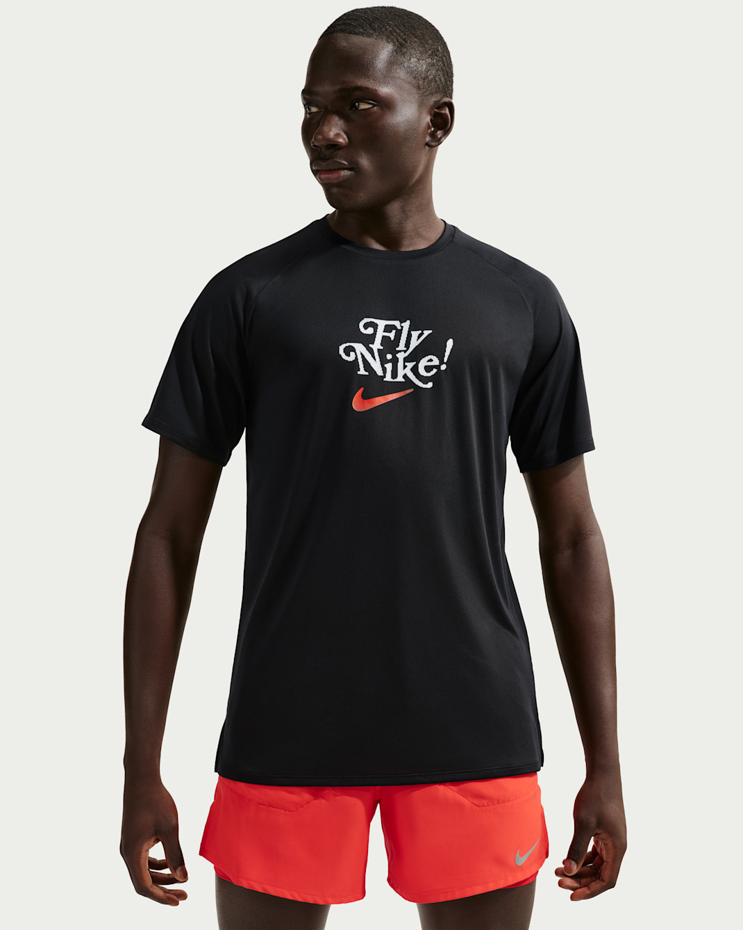 Nike Stride "Fly Nike" Men's Dri-FIT ADV Short-Sleeve Running Top - Black