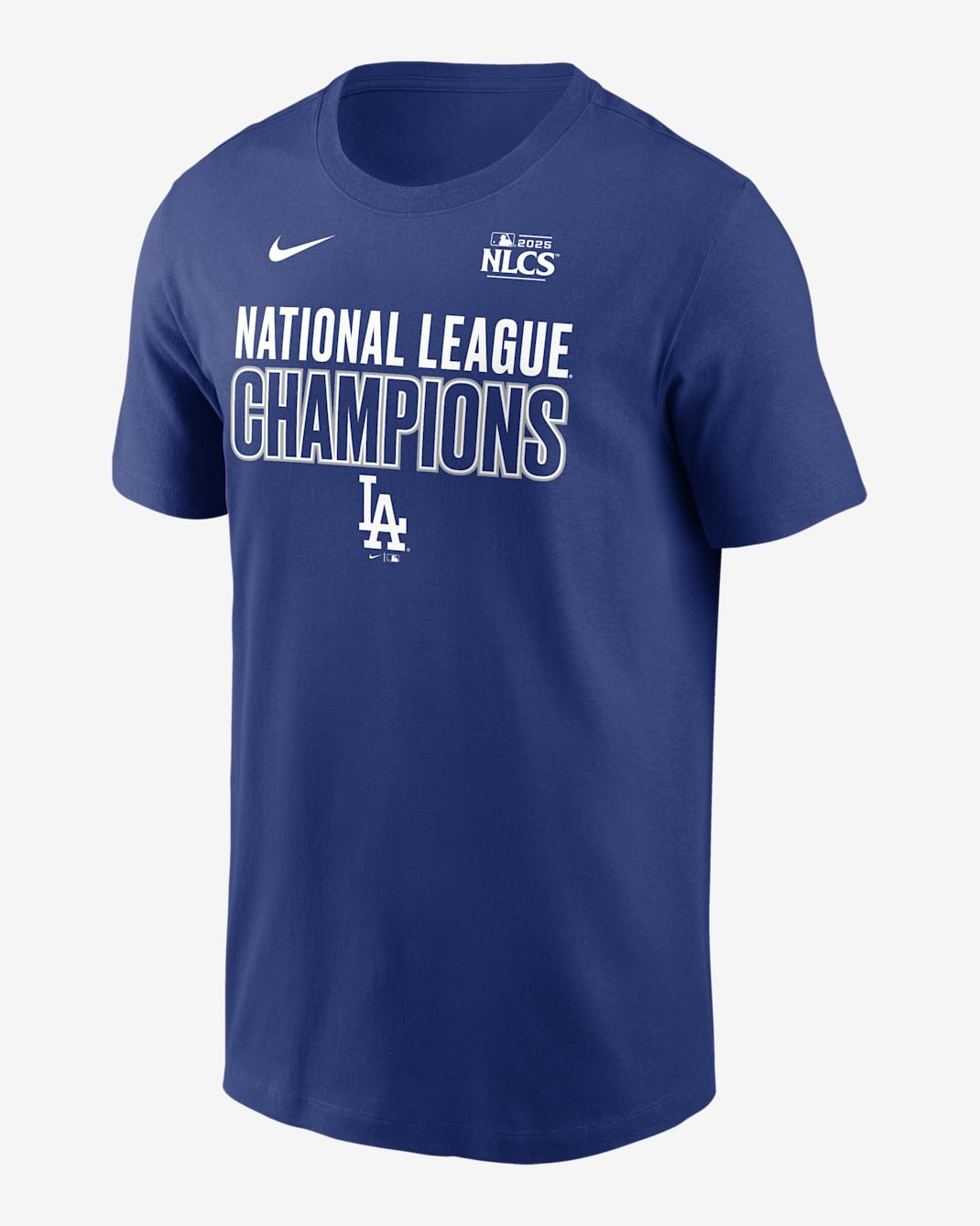 Los Angeles Dodgers 2025 National League West Champions Men's Nike MLB T-Shirt - Royal