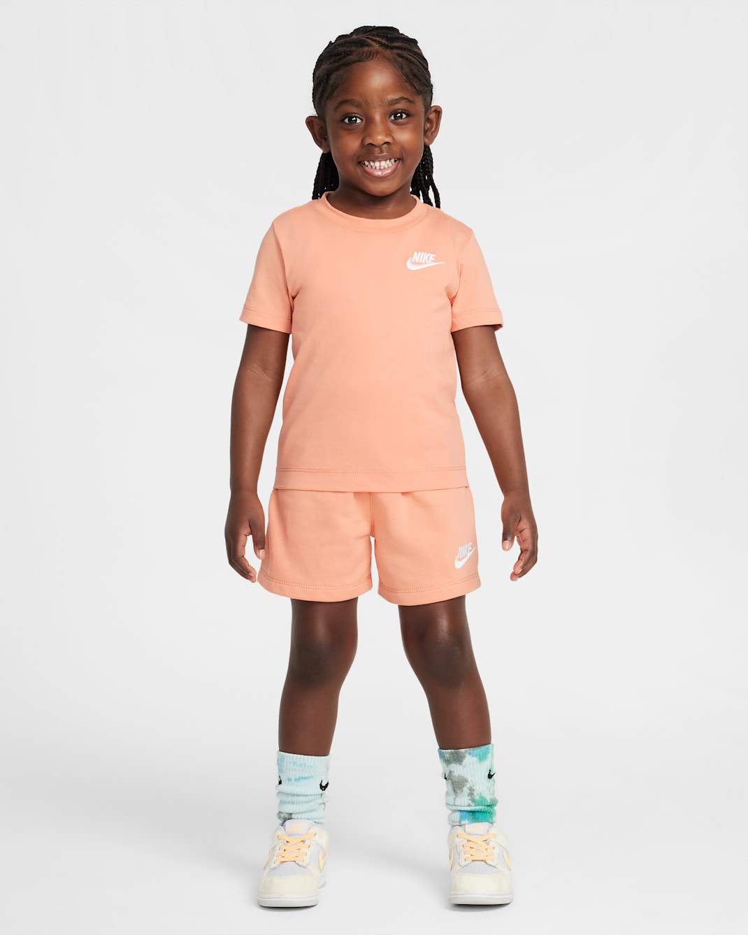 Nike Toddler 2-Piece Knit Shorts Set - Apricot Agate