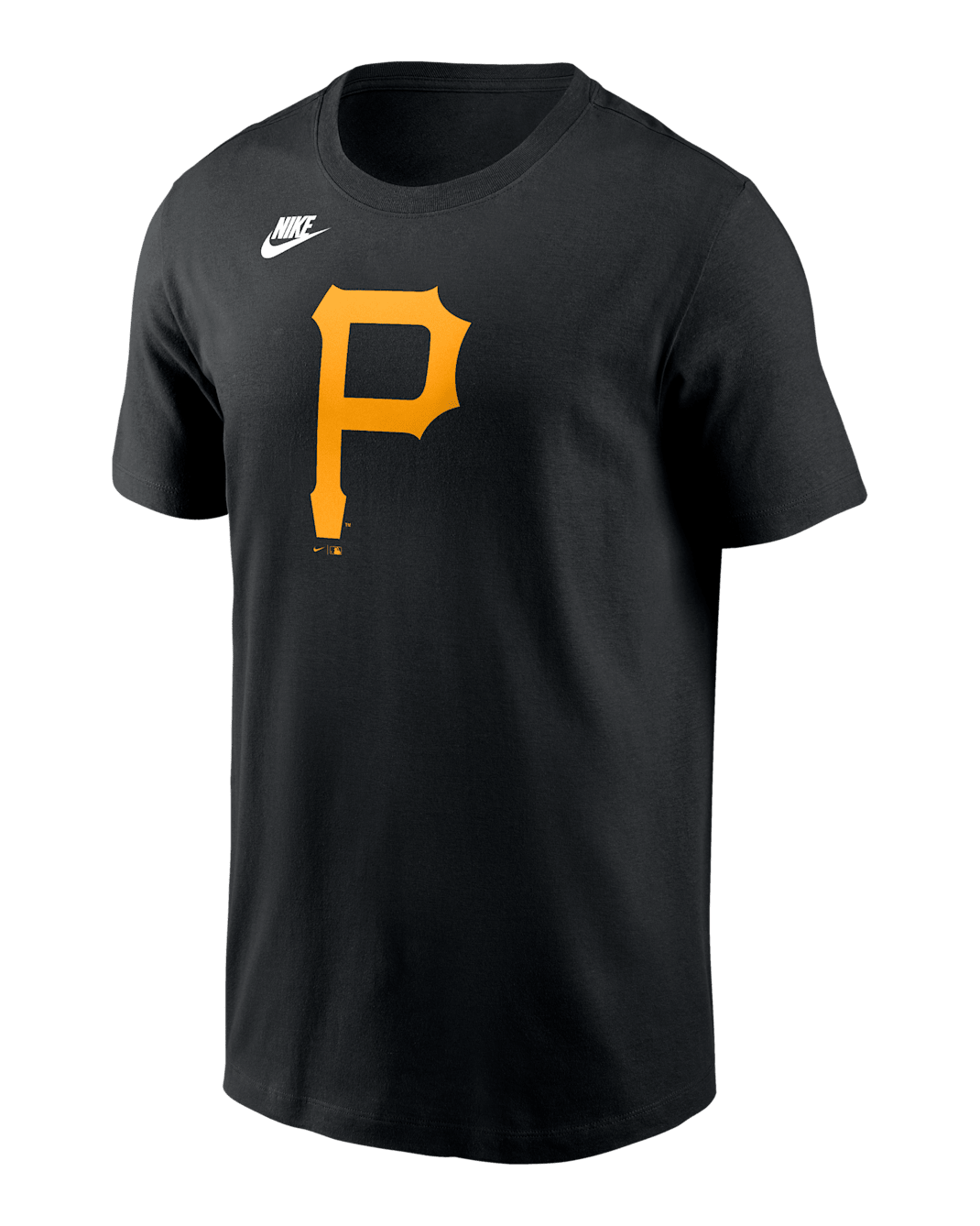 Playera Nike de la MLB para hombre Pittsburgh Pirates Cooperstown Team Logo - Negro