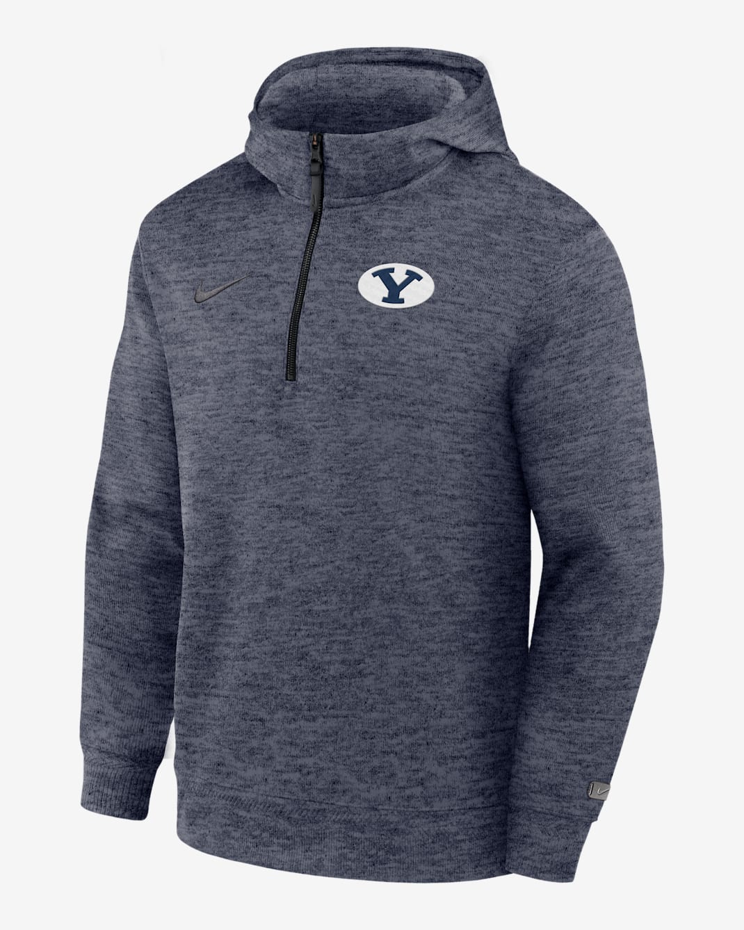Sudadera con gorro de entrenador de básquetbol para hombre BYU Cougars Nike NCAA - Azul marino universitario