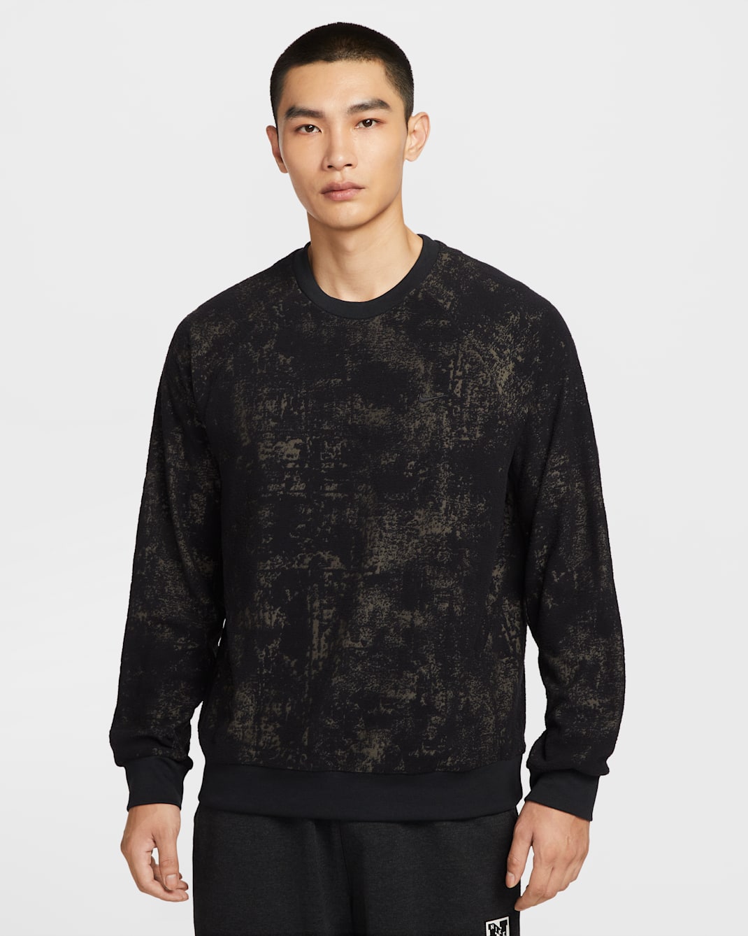 Nike Primary Men's Therma-FIT Versatile Crew - Black/Black