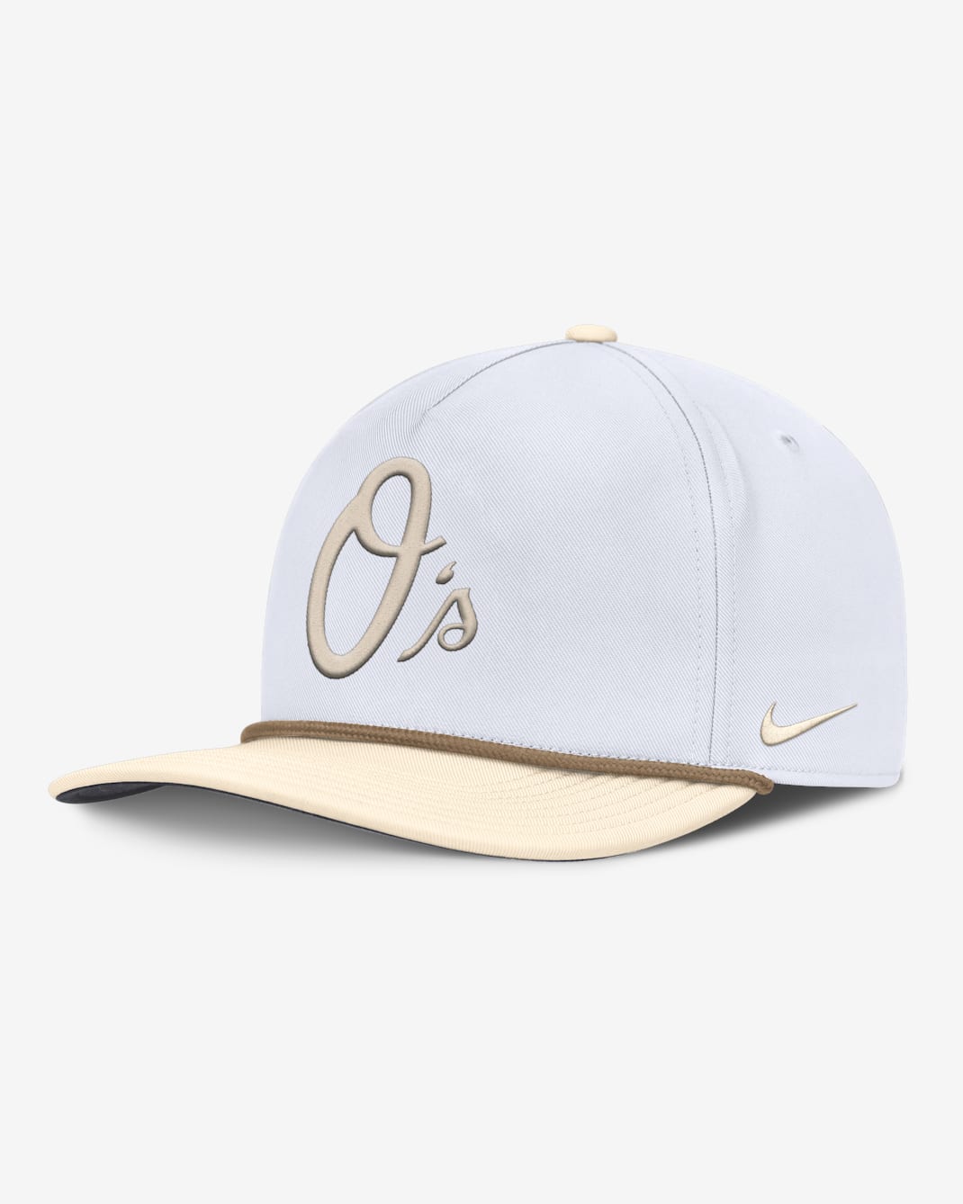 Gorra Nike AeroBill de la MLB ajustable para hombre Baltimore Orioles Pro - Blanco