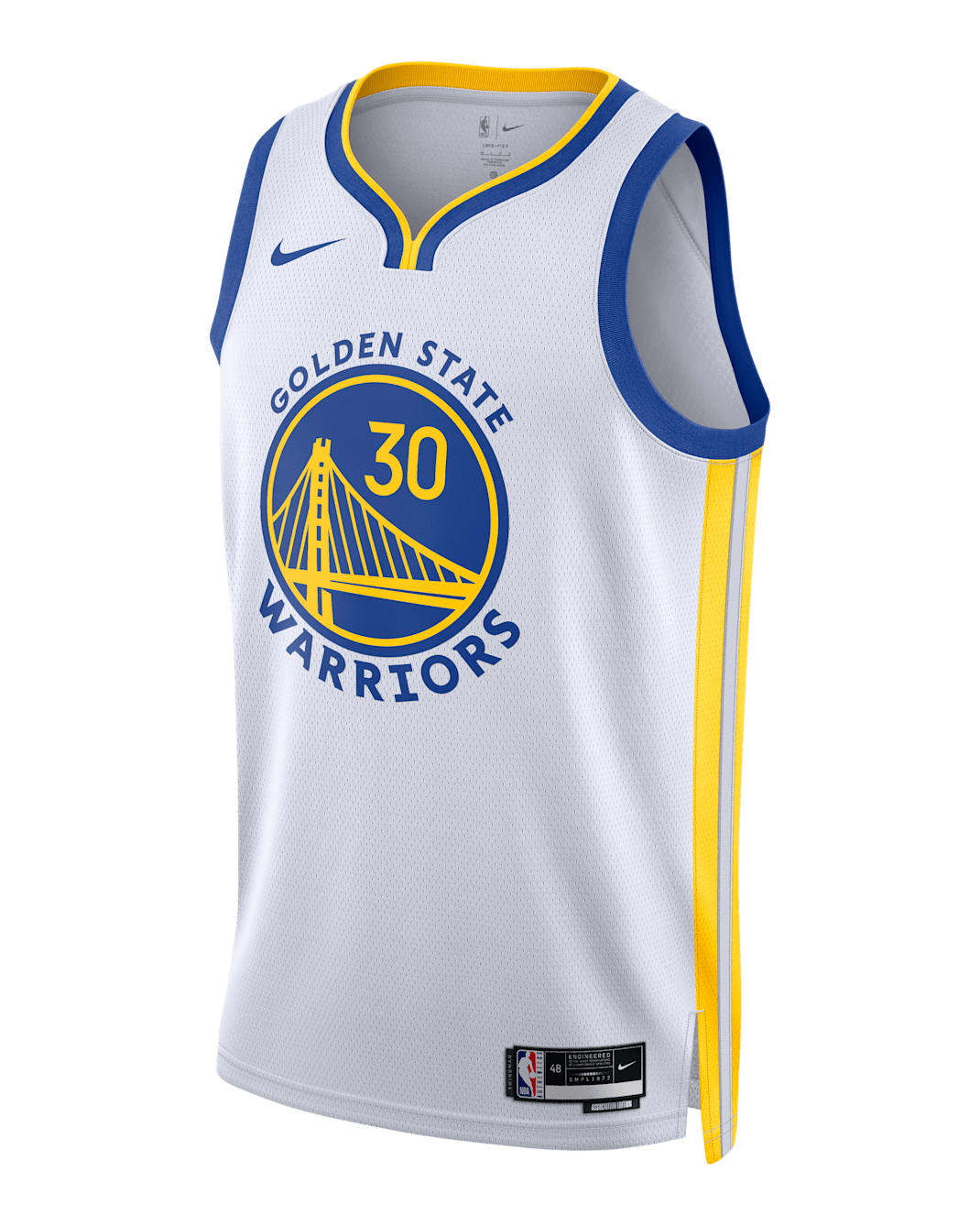 Golden State Warriors Association Edition Men's Nike Dri-FIT NBA Swingman Jersey - White