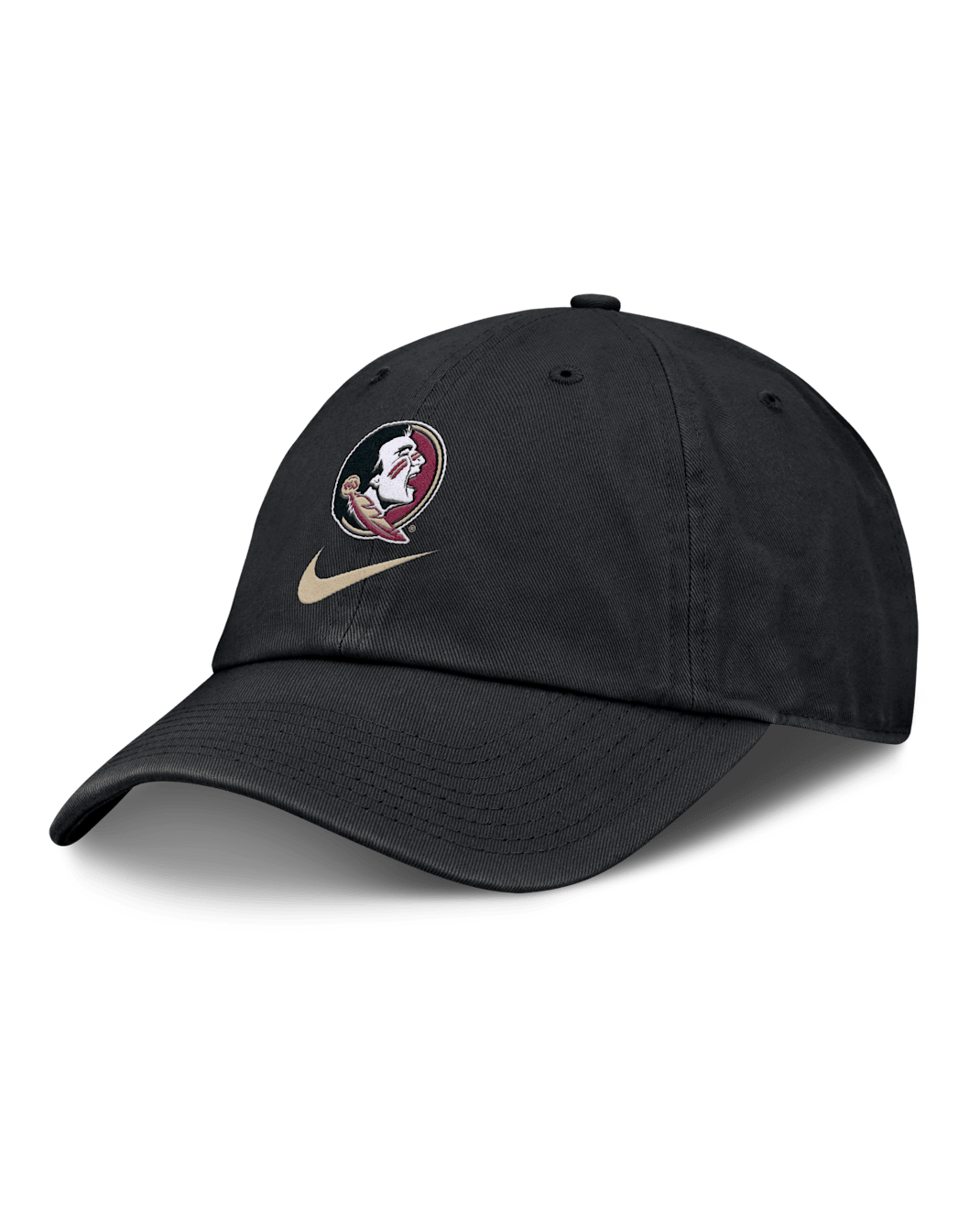 Gorra universitaria Nike ajustable para hombre Florida State Primetime Club - Negro