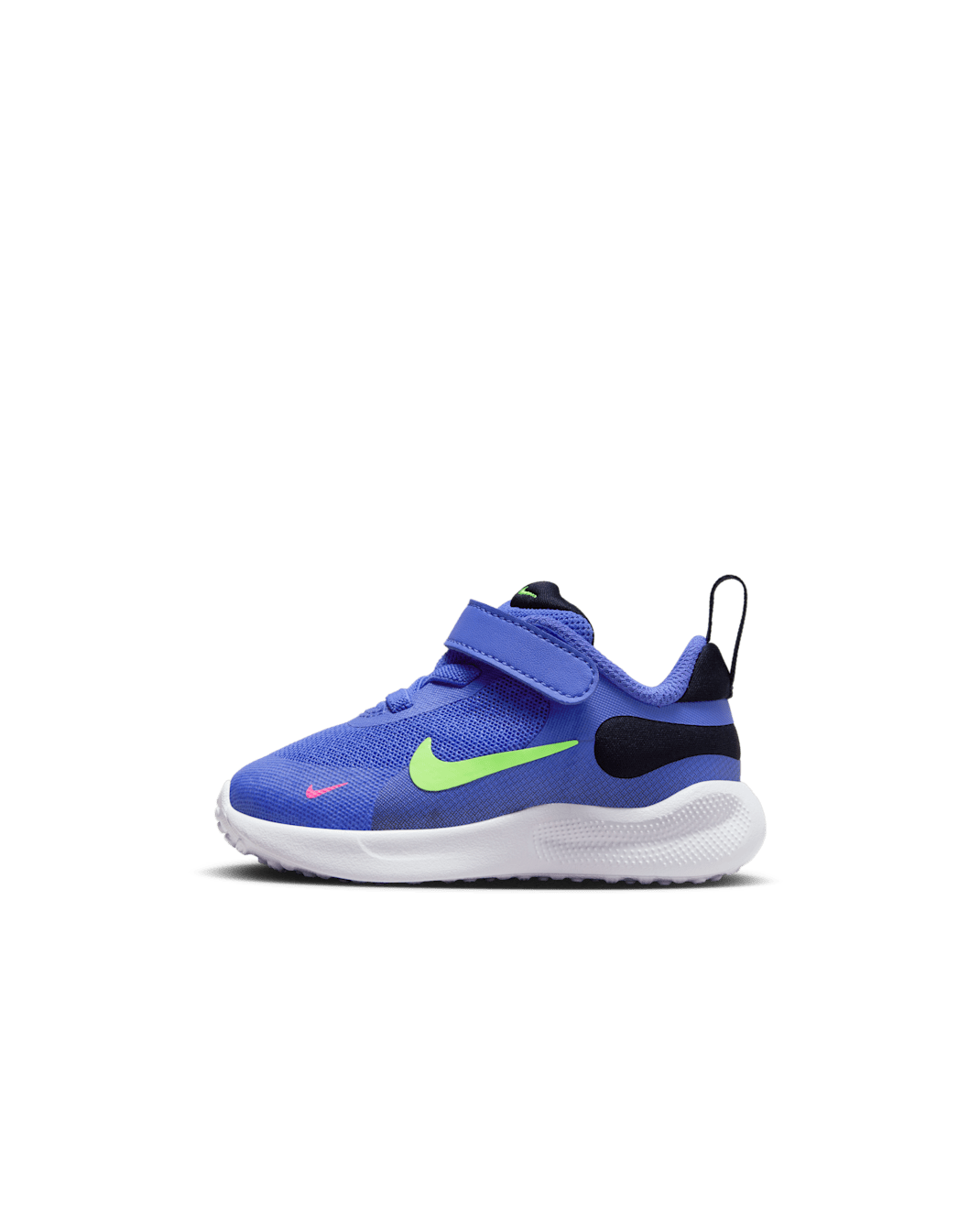 Nike Revolution 7 Baby/Toddler Shoes - Light Ultramarine/Dark Obsidian/White/Lime Blast