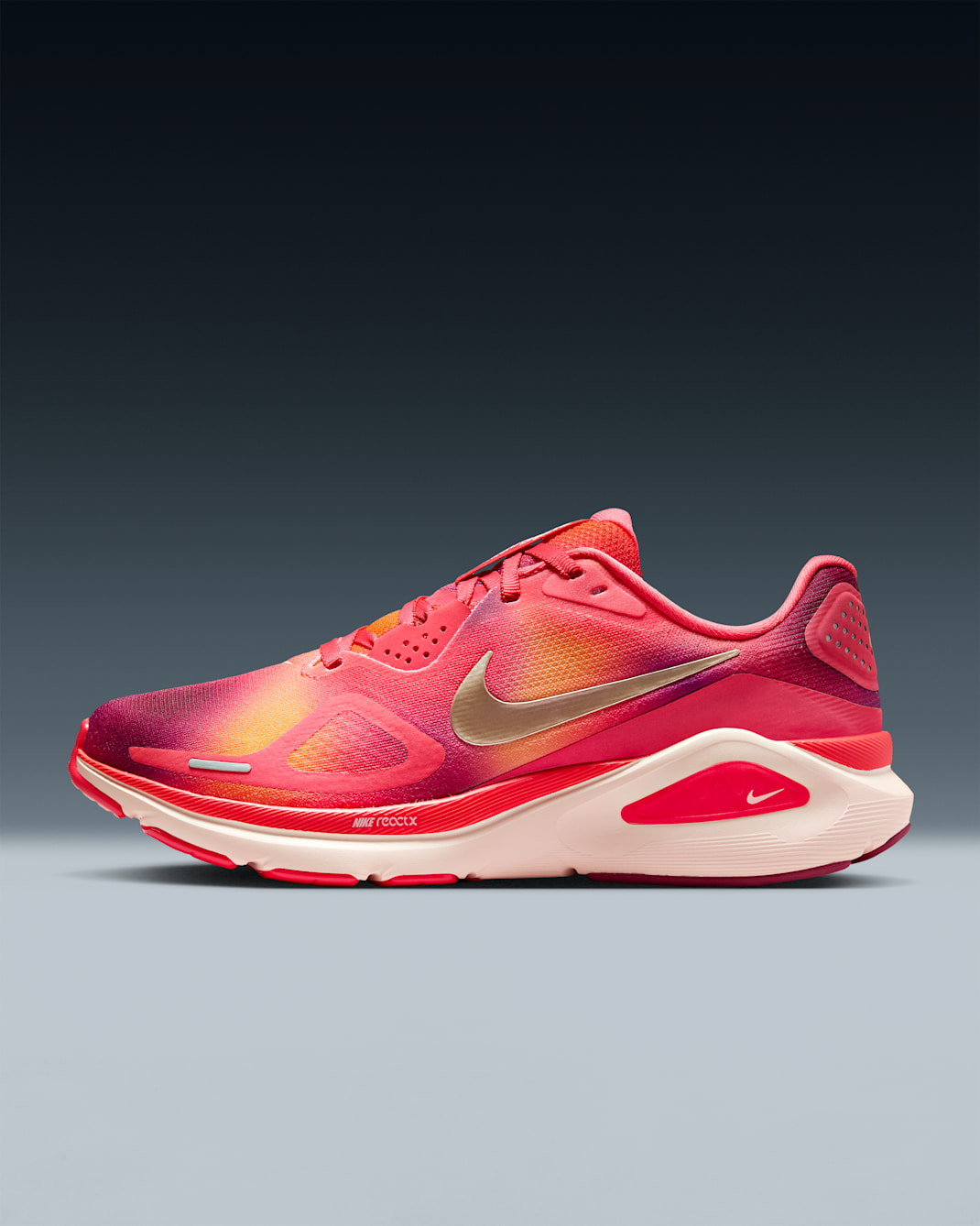 Nike Structure 26 SE Kadın Yol Koşu Ayakkabısı - Ember Glow/Sweet Beet/Washed Coral