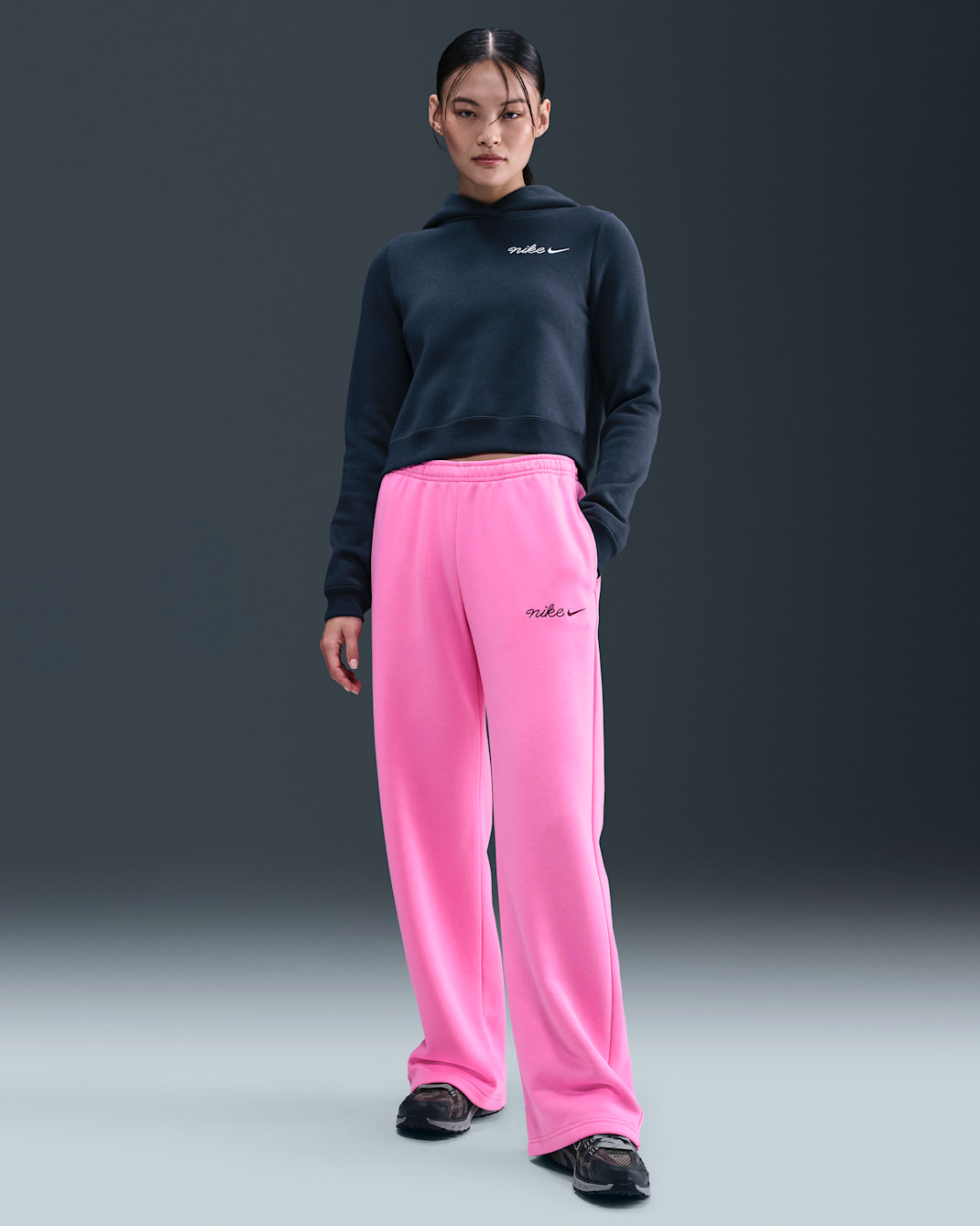 Nike Sportswear Phoenix Fleece Women's Straight-Leg Sweatpants - Playful Pink