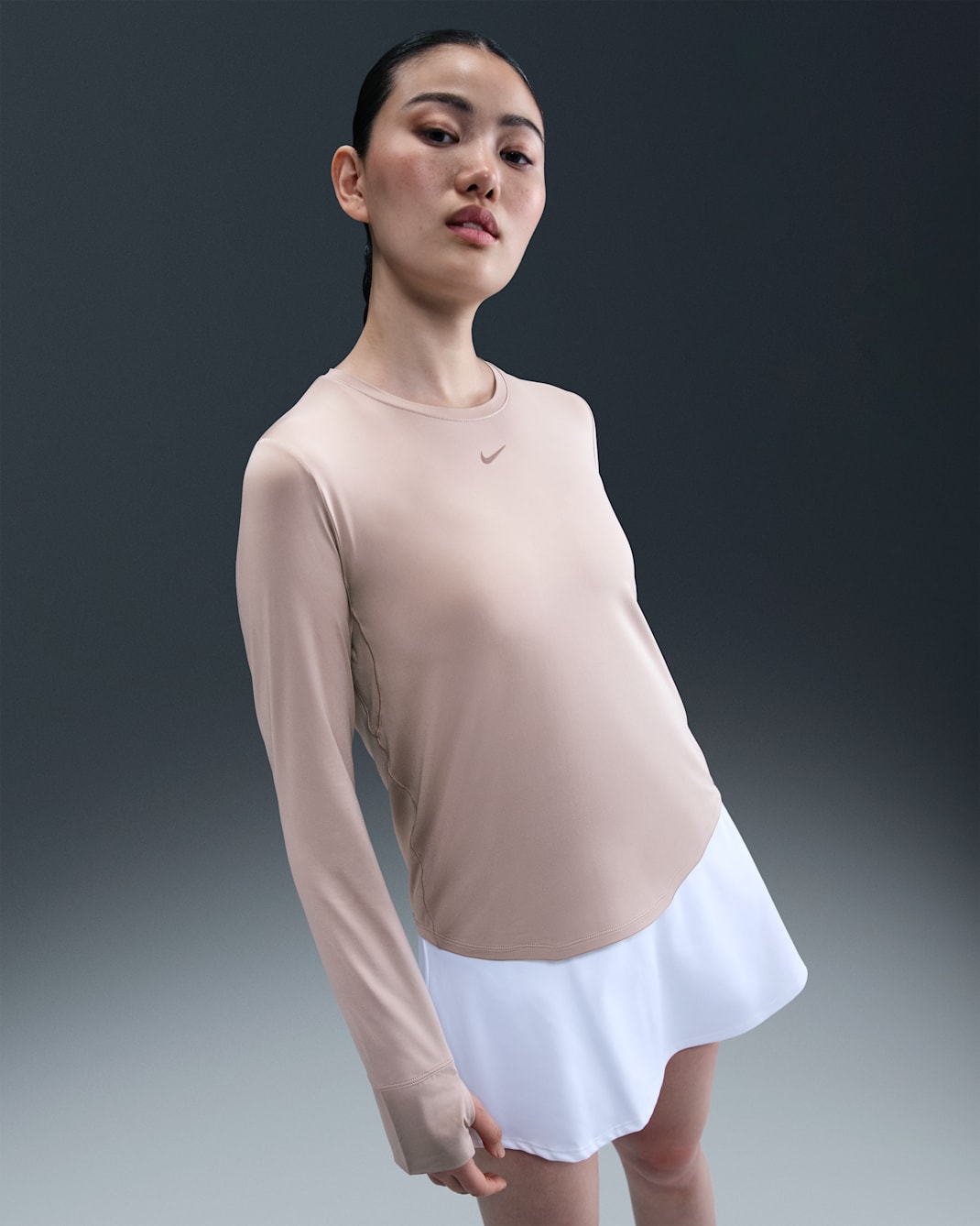Playera de manga larga Dri-FIT para mujer Nike One Classic - Malta
