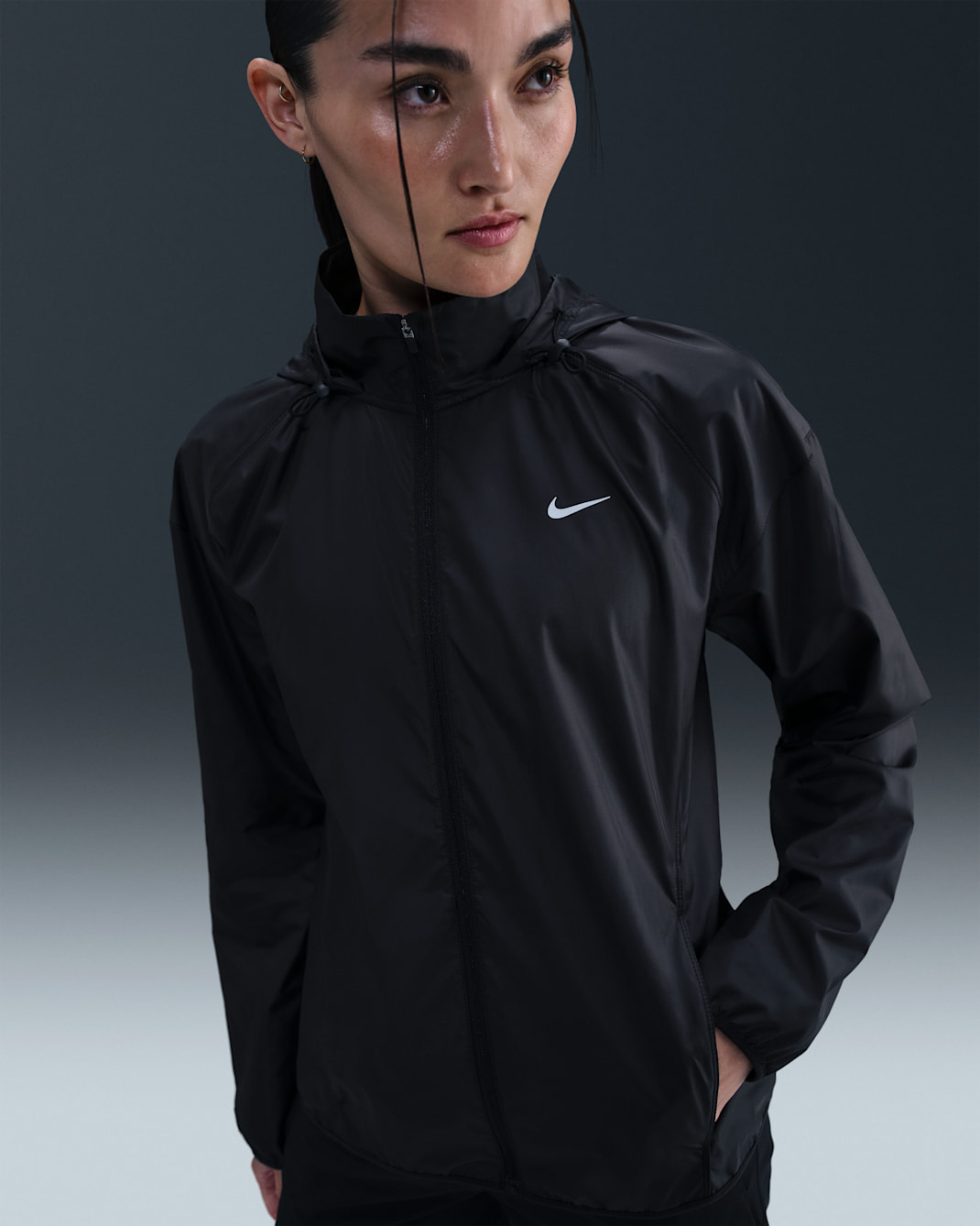 Nike Tempo Women's Repel Running Jacket - Black