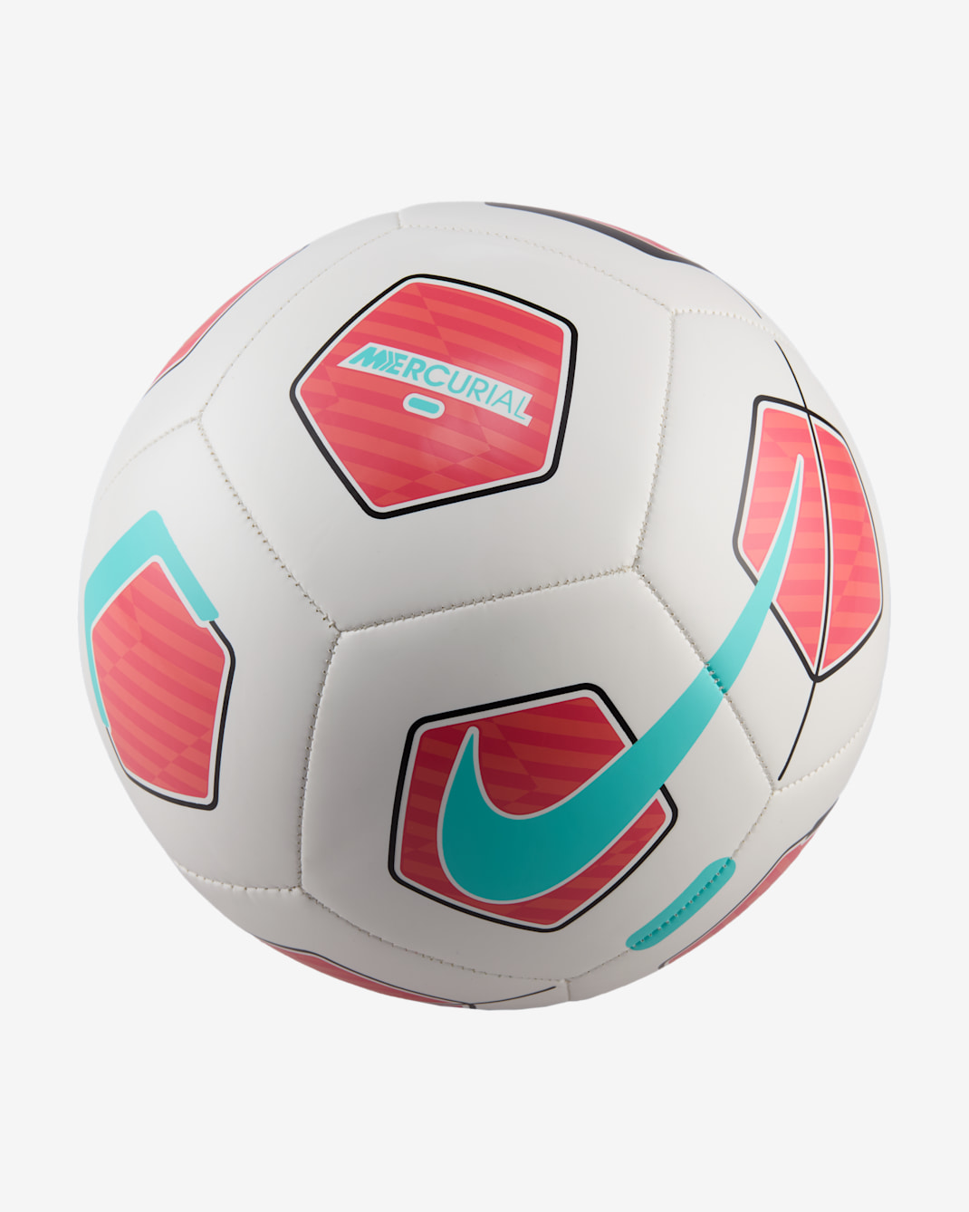 Balón de fútbol Nike Mercurial Fade - Blanco/Brasa resplandor/Verde aurora