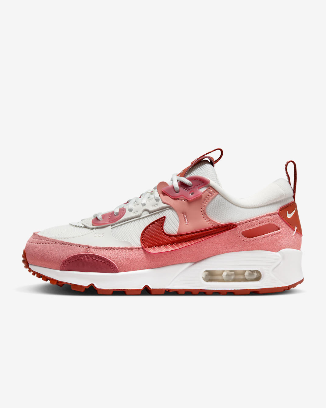 Nike Air Max 90 Futura Women's Shoes - Red Stardust/Summit White/Campfire Orange/Rugged Orange