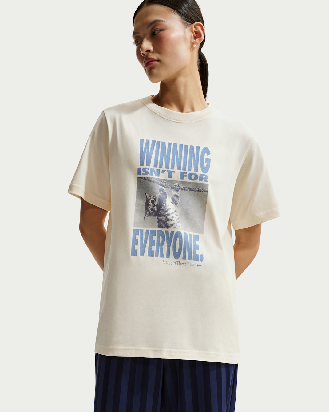 Nike Sportswear Women's Loose T-Shirt - Pale Ivory