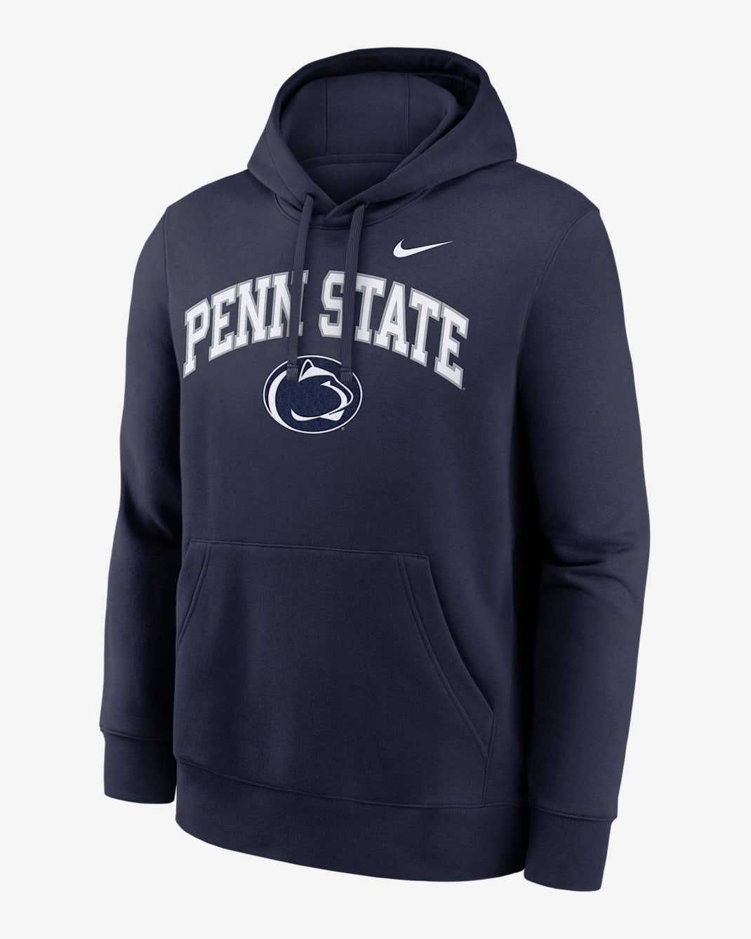 Penn State Arch Men's Nike College Pullover Hoodie - Navy