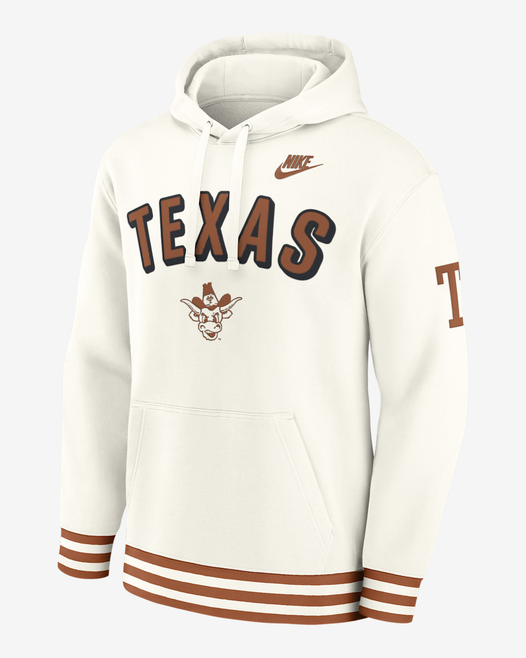 Texas Legacy Retro Men’s Nike College Pullover Hoodie - Cream