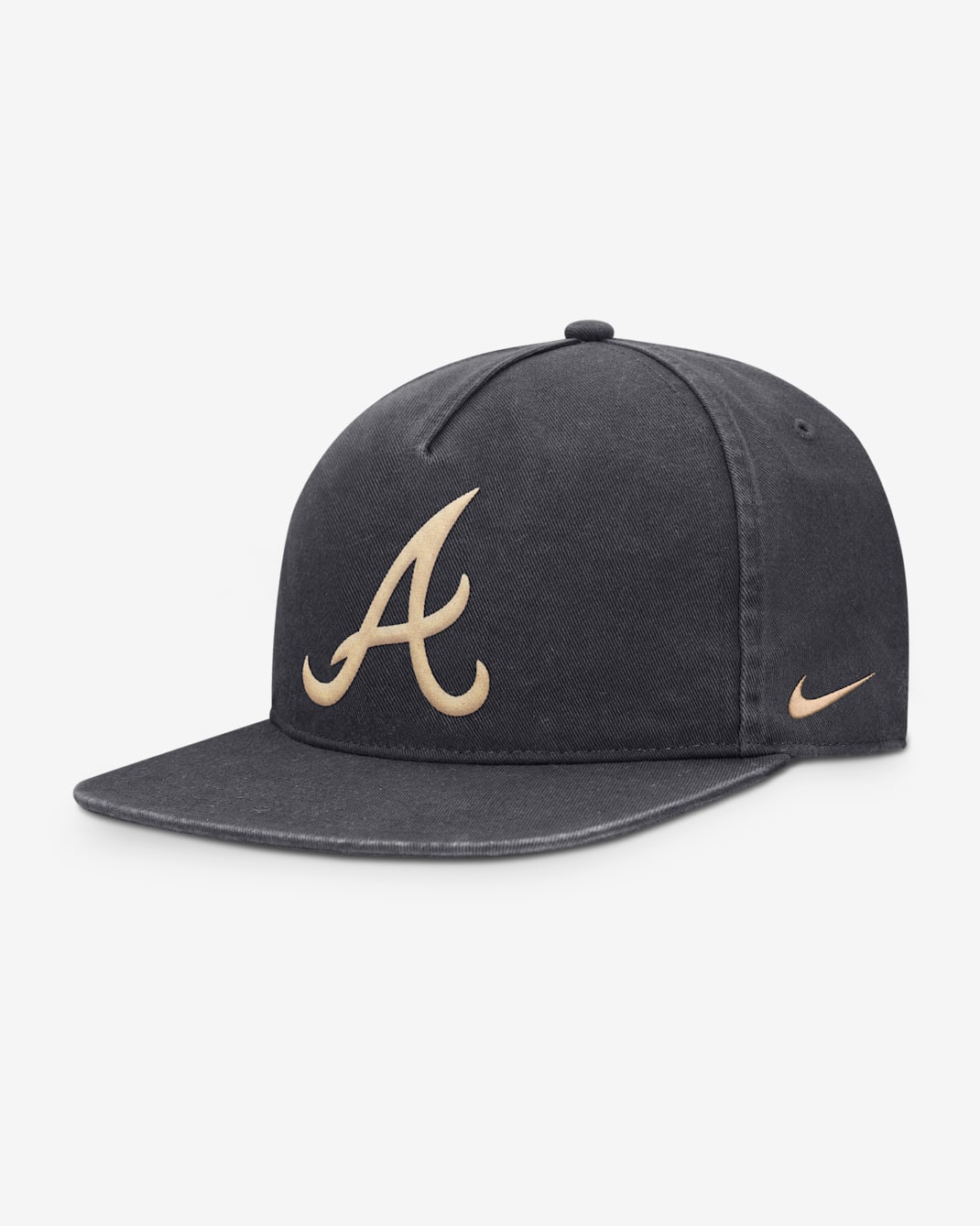 Atlanta Braves Pro Men's Nike MLB Adjustable Hat - Anthracite