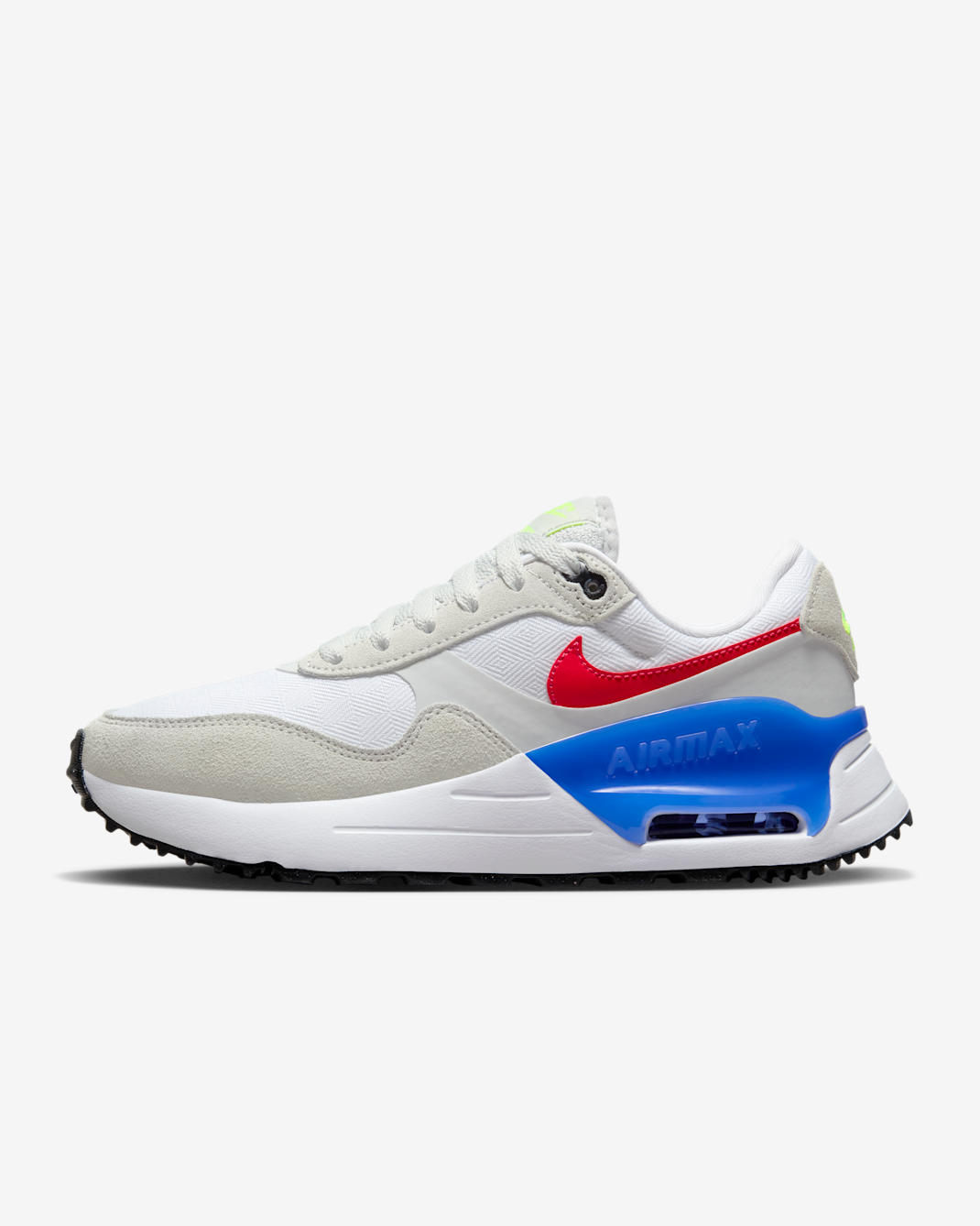Nike Air Max SYSTM 女鞋 - 白色/Photon Dust/Light Ultramarine/Siren Red