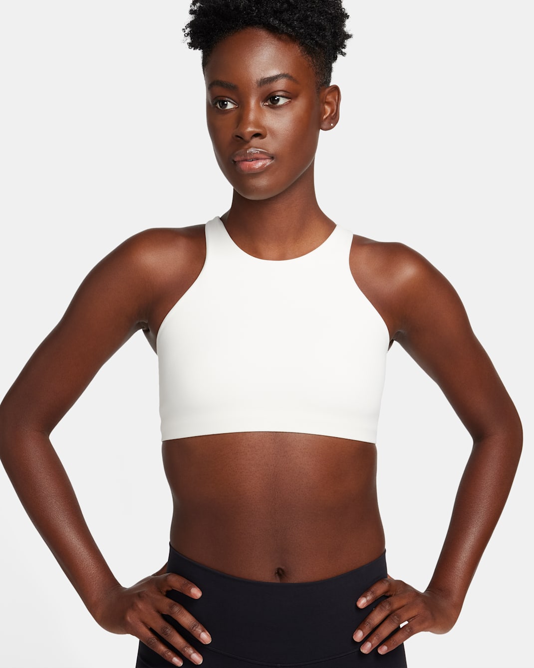 Bra deportivo de media sujeción con forro ligero para mujer Nike One - Vela