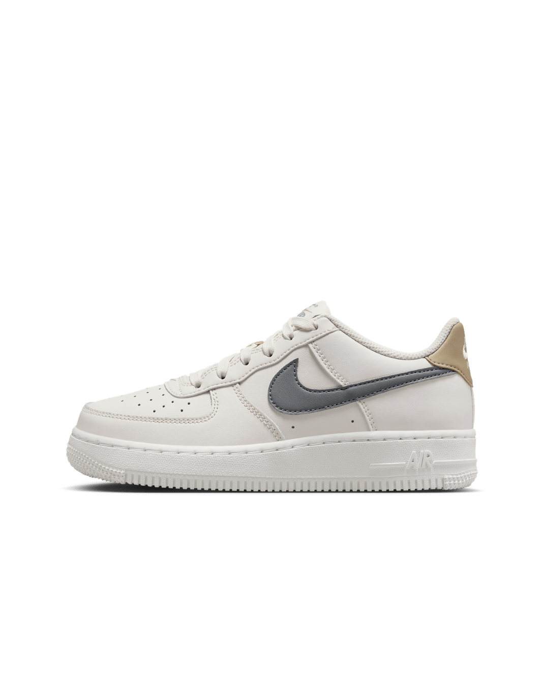 Nike Air Force 1 Older Kids' Shoes - Phantom/Khaki/Sail/Cool Grey