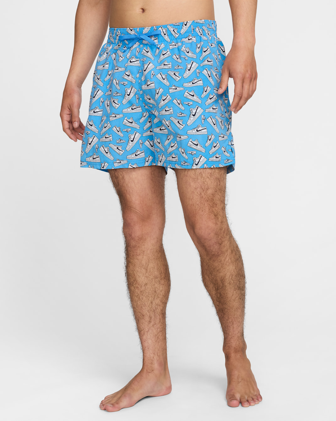 Shorts Volley de 13 cm con forro de ropa interior para hombre Nike Swim Breaker - Azul universitario/Blanco/Negro/Azul universitario