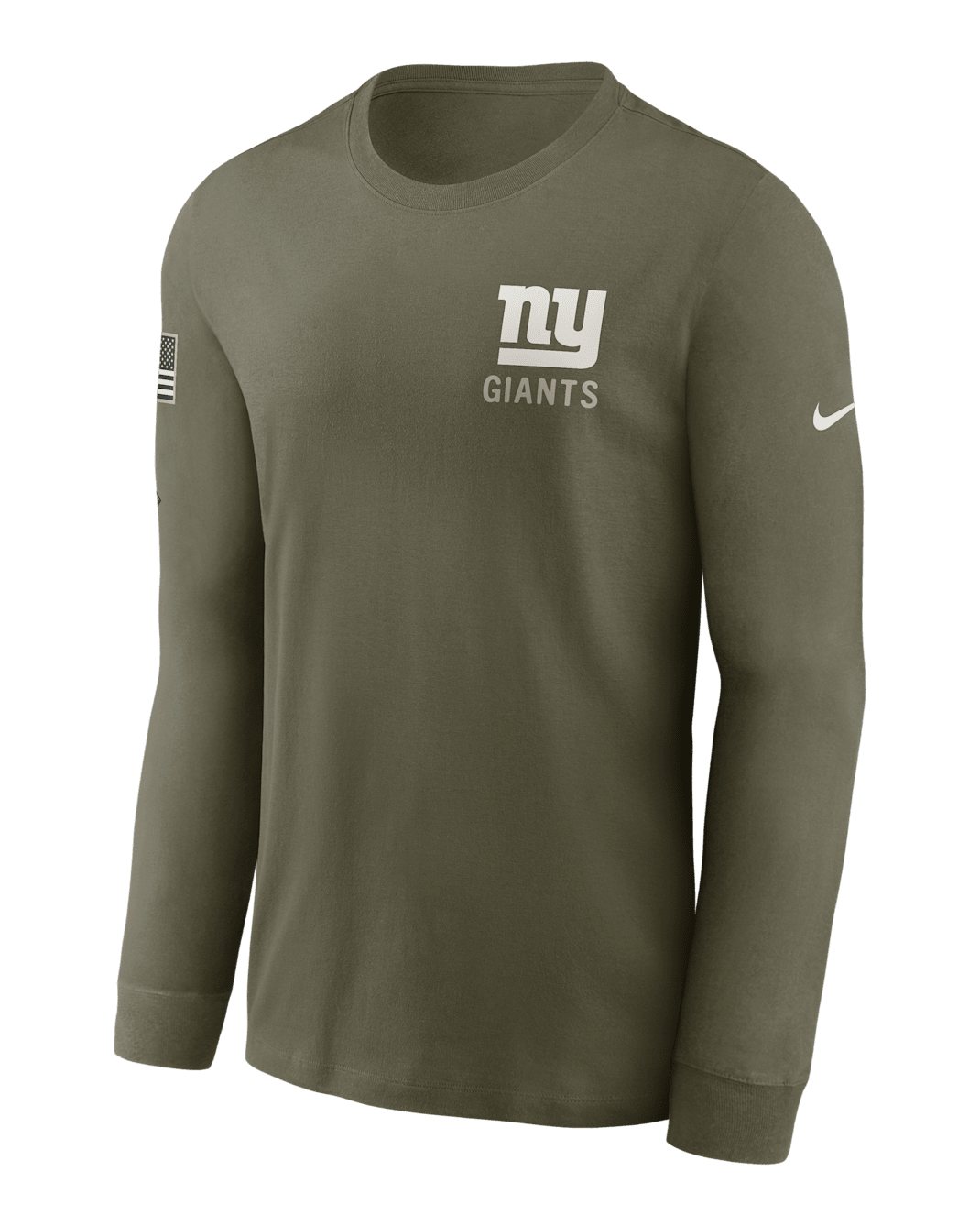 New York Giants Salute to Service Men's Nike NFL Long-Sleeve T-Shirt - Olive