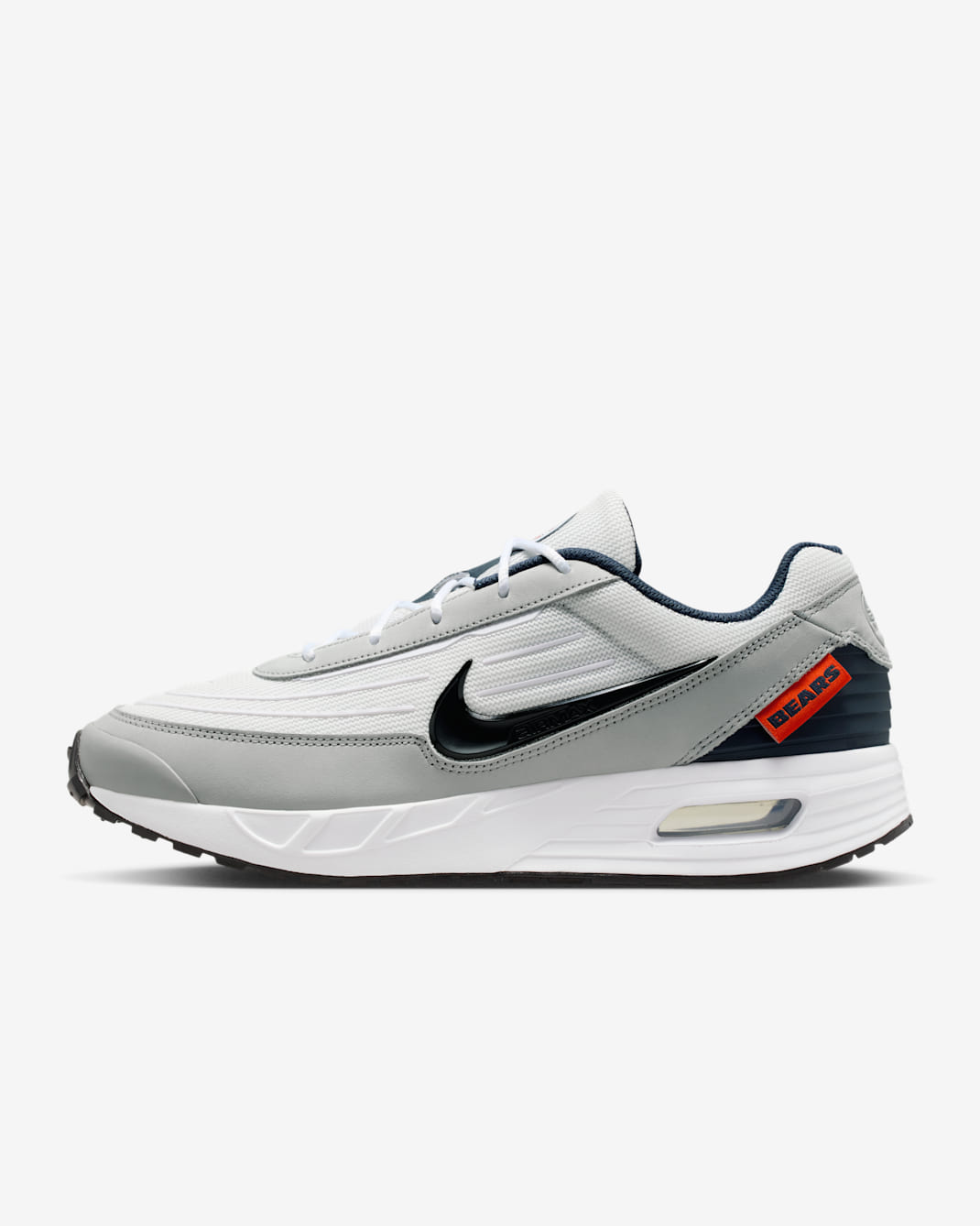 Chicago Bears Air Max Verse Men's Nike NFL Shoes - Light Smoke Grey/Marine/White/Black