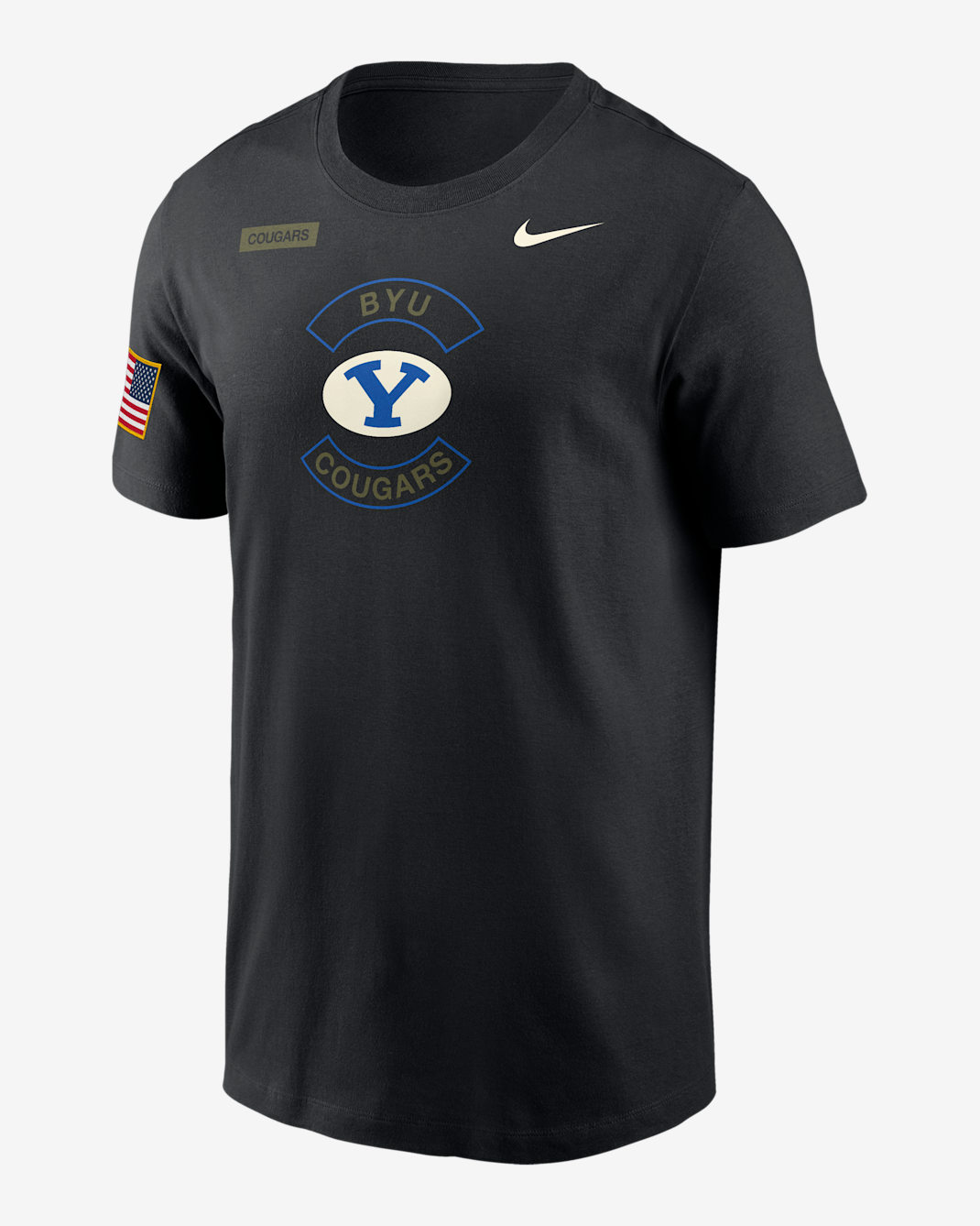 Playera Nike Dri-FIT para hombre BYU Cougars Team Issue - Negro