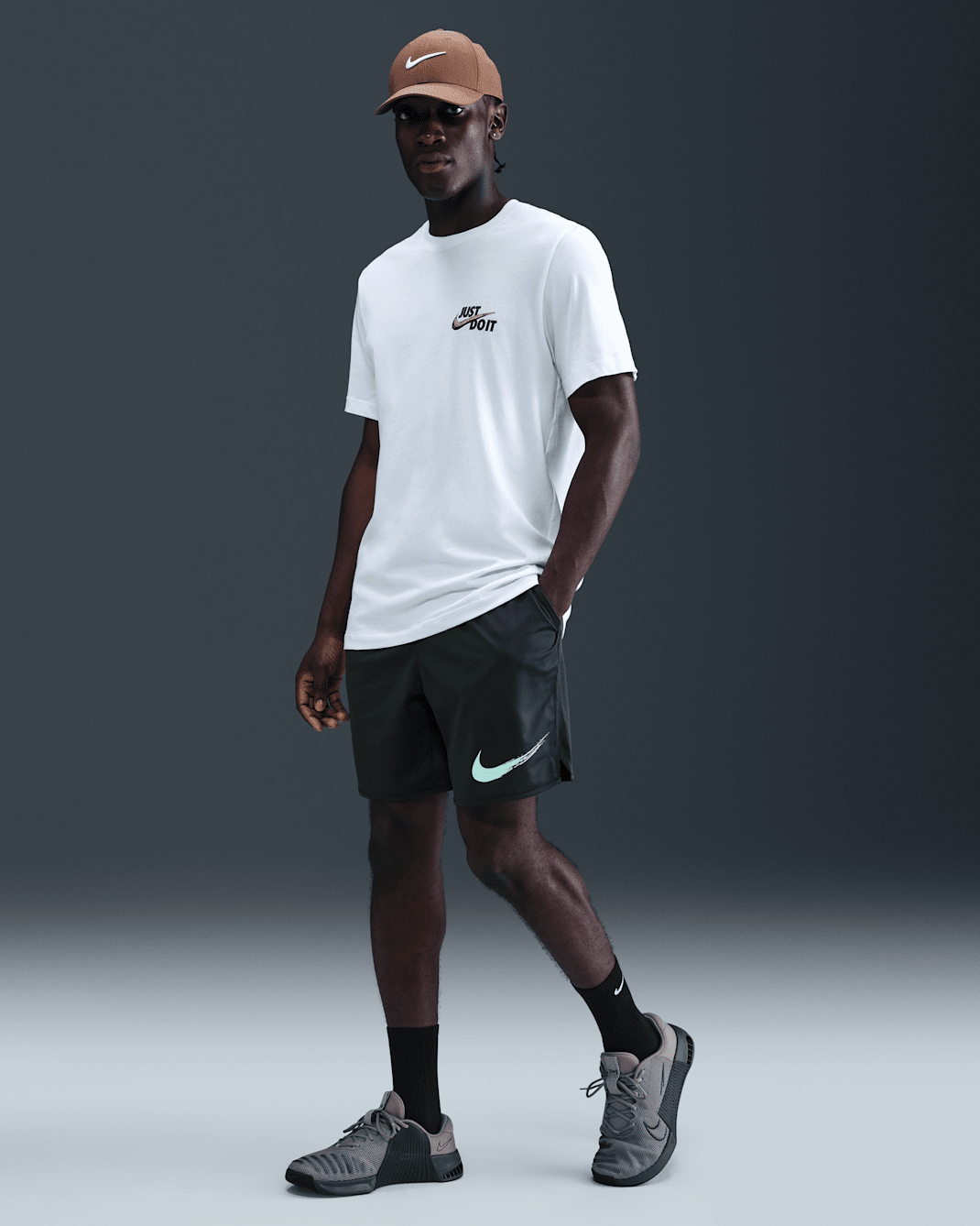 Pánské 18cm univerzální kraťasy Nike Totality Dri-FIT bez podšívky - Seaweed/Mint Foam