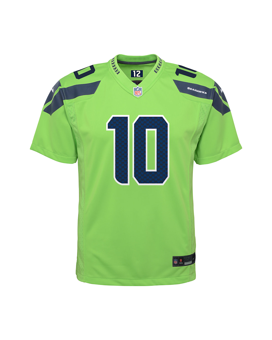 Jersey Nike de la NFL Game para niños talla grande Cooper Kupp Seattle Seahawks - Verde neón