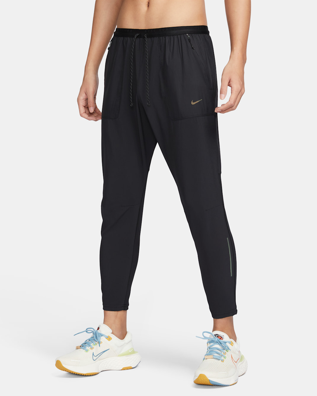 Nike Running Division Men's Dri-FIT ADV UV Running Trousers - Black/Black