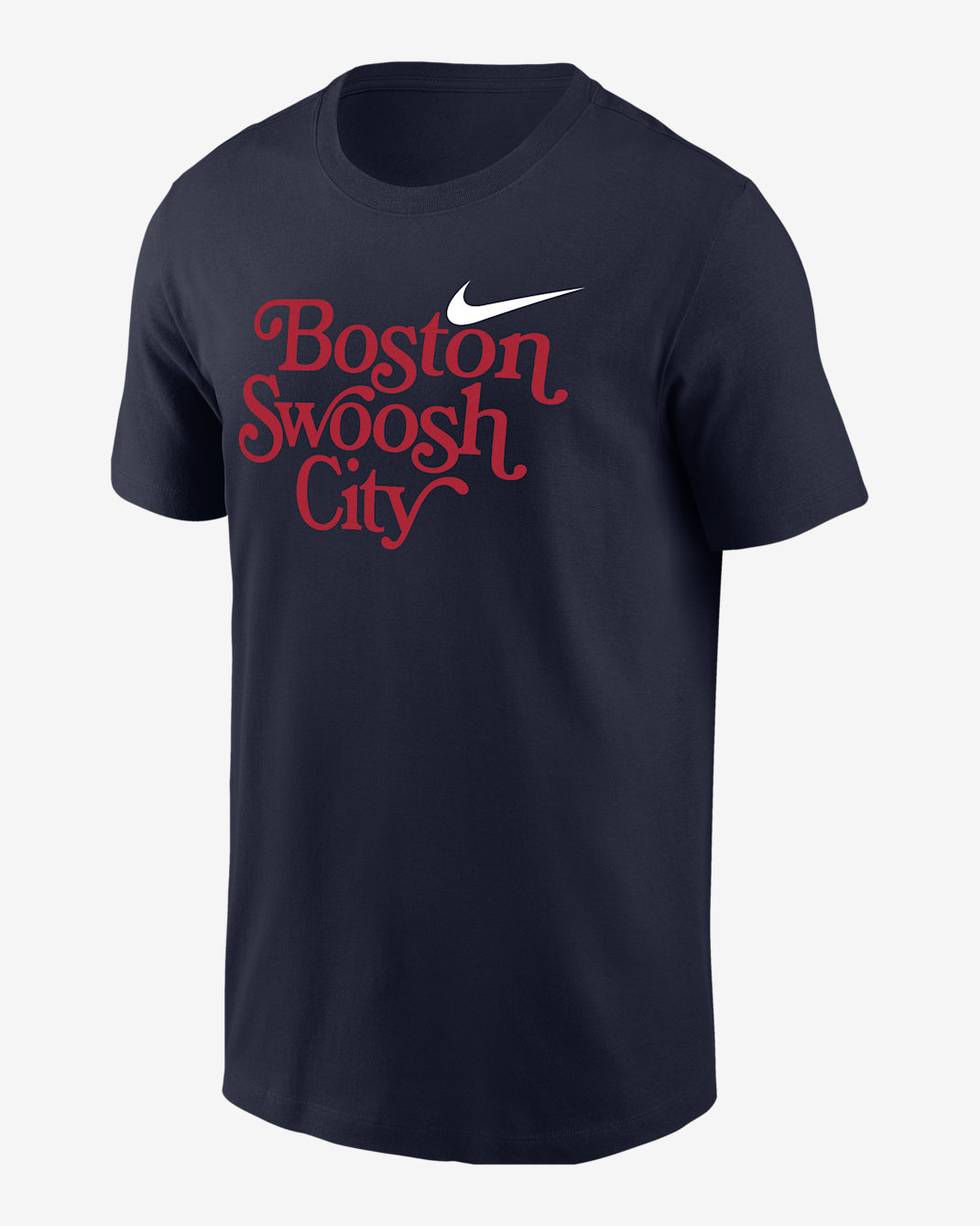 Nike Swoosh Cities Men's Boston Short-Sleeve T-Shirt - College Navy