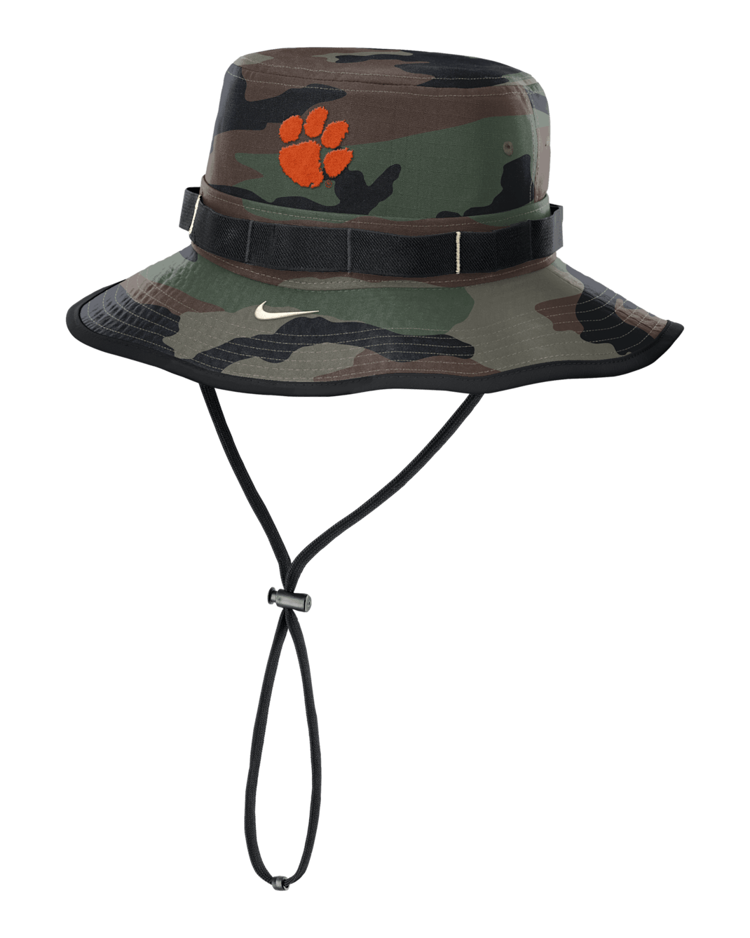 Clemson 2025 Military Appreciation Boonie Men's Nike Dri-FIT College Bucket Hat - Olive