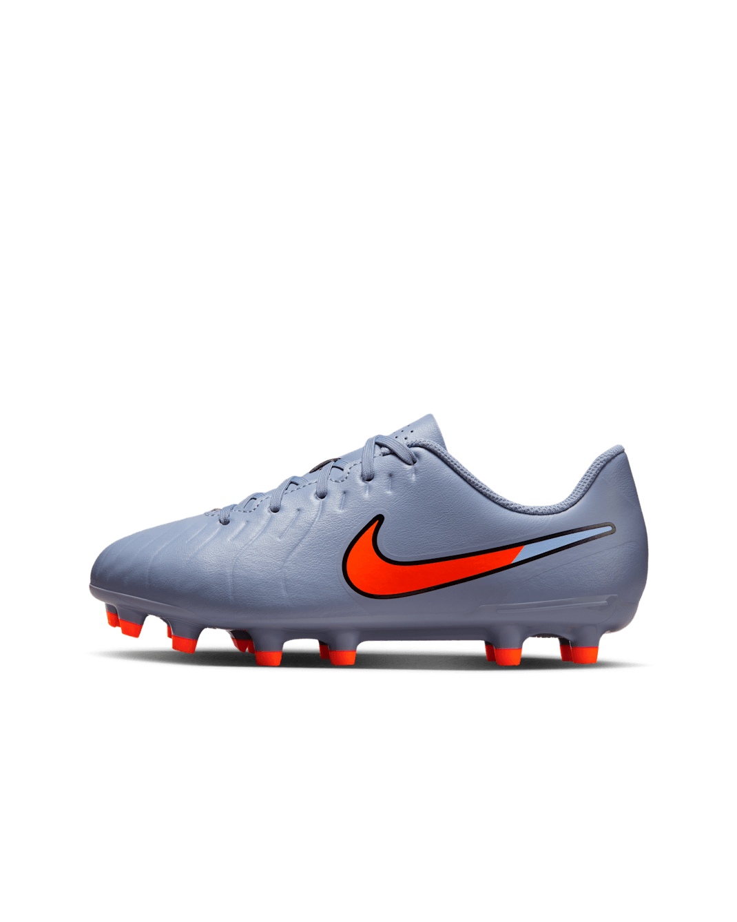 Korki piłkarskie typu low top na różne typy nawierzchni dla małych/dużych dzieci Nike Jr. Tiempo Legend 10 Club - Blue Eclipse/Czerń