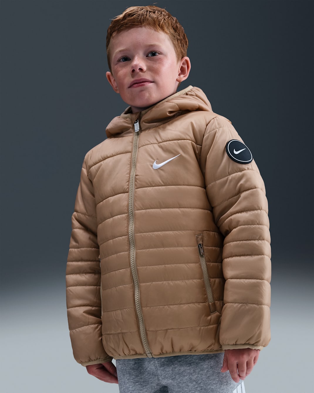 Nike Midweight Fill Jacket Little Kids Jacket - Hemp