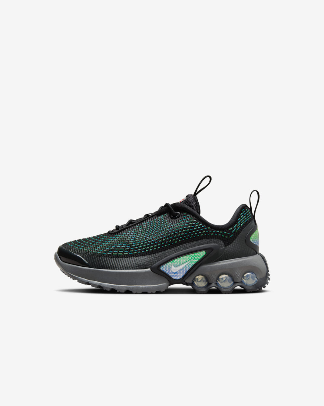 Nike Air Max Dn Little Kids' Shoes - Black/Hyper Cobalt/Rage Green/White