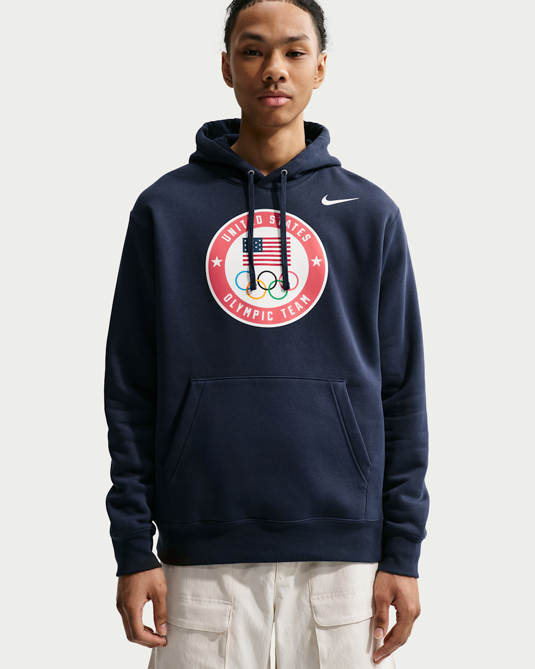 Nike Team USA Club Fleece Men's Hoodie - Obsidian
