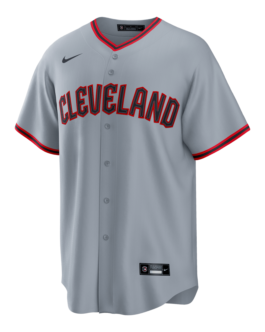 Shane Bieber Cleveland Guardians Men's Nike MLB Replica Jersey - Grey