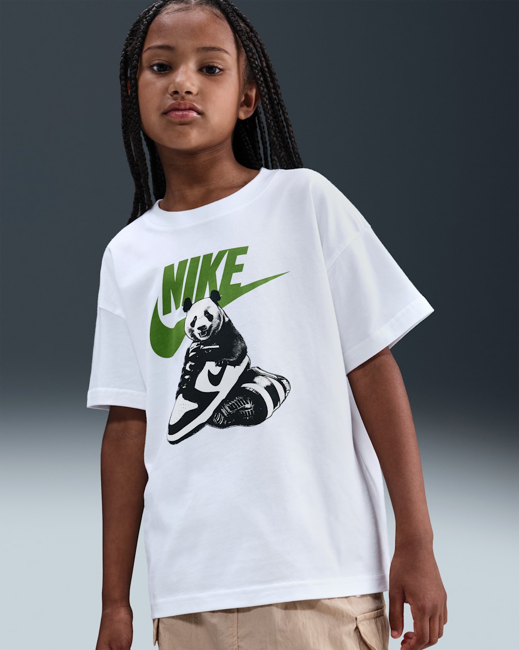Nike Sportswear Big Kids' T-Shirt - White