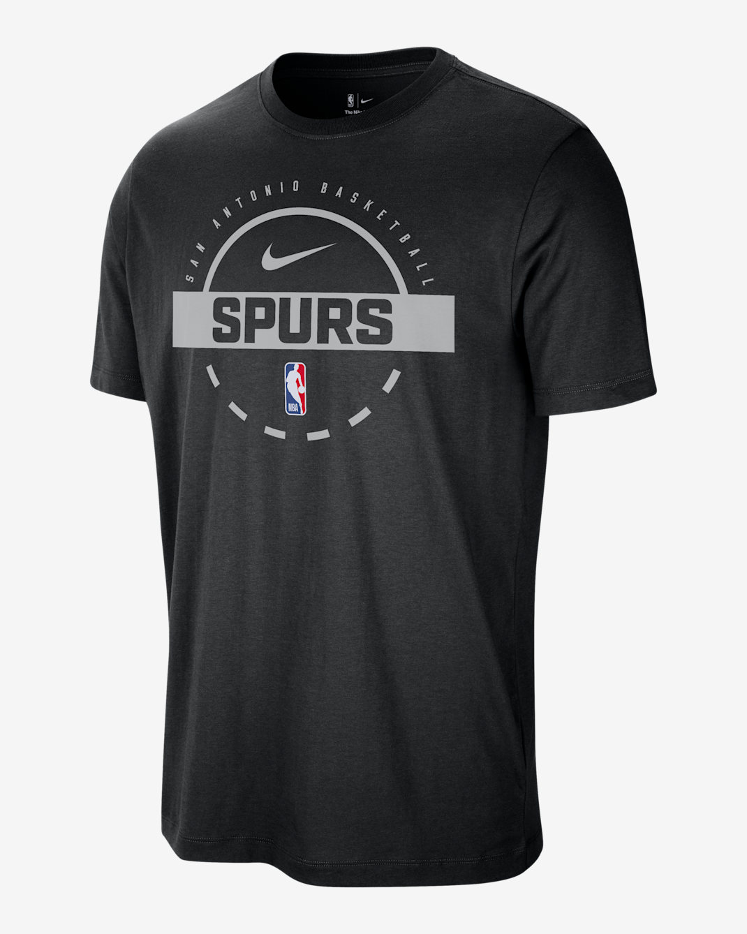 San Antonio Spurs Men's Nike NBA Practice T-Shirt - Black