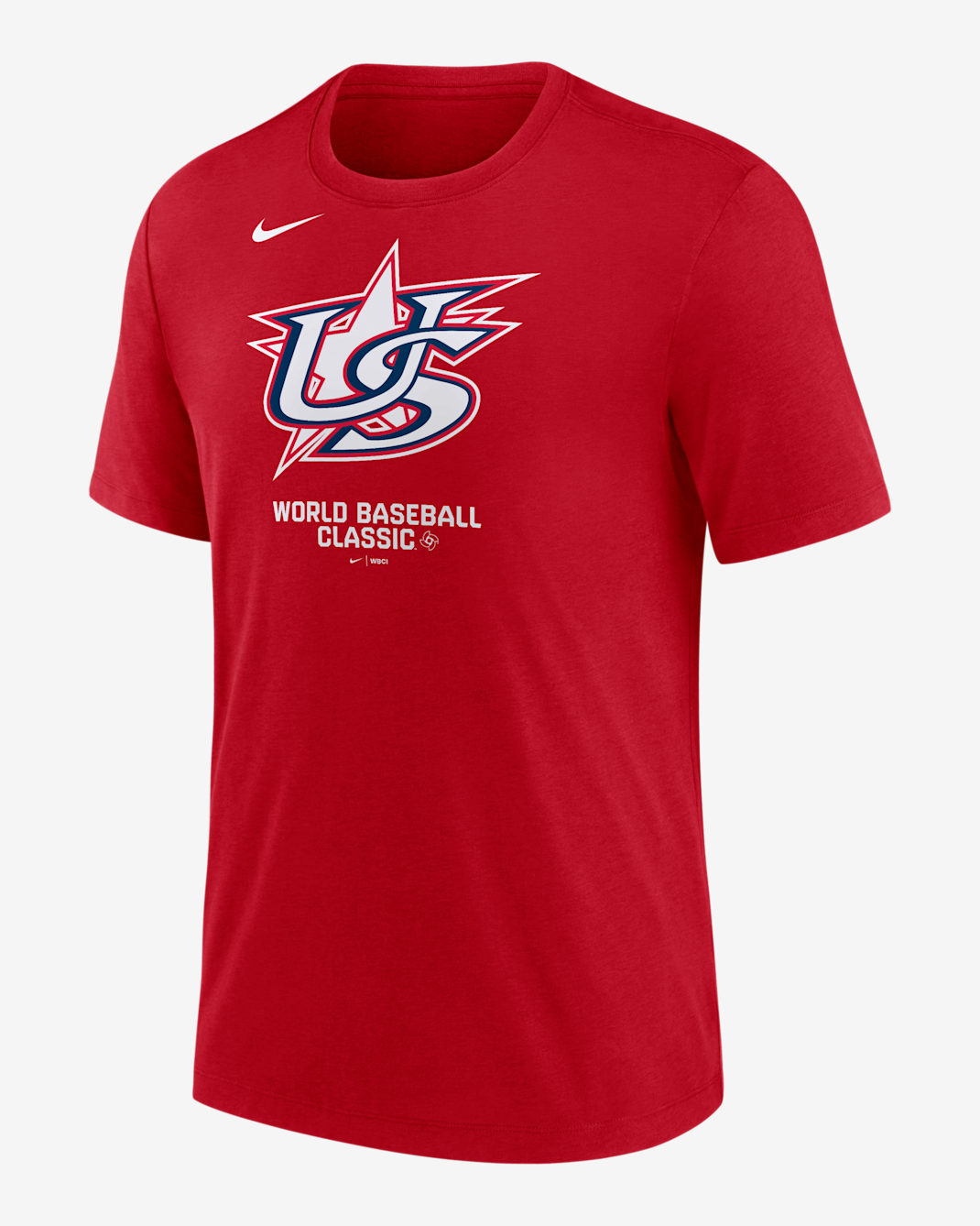 USA Baseball 2026 World Baseball Classic Logo Men's Nike T-Shirt - Red