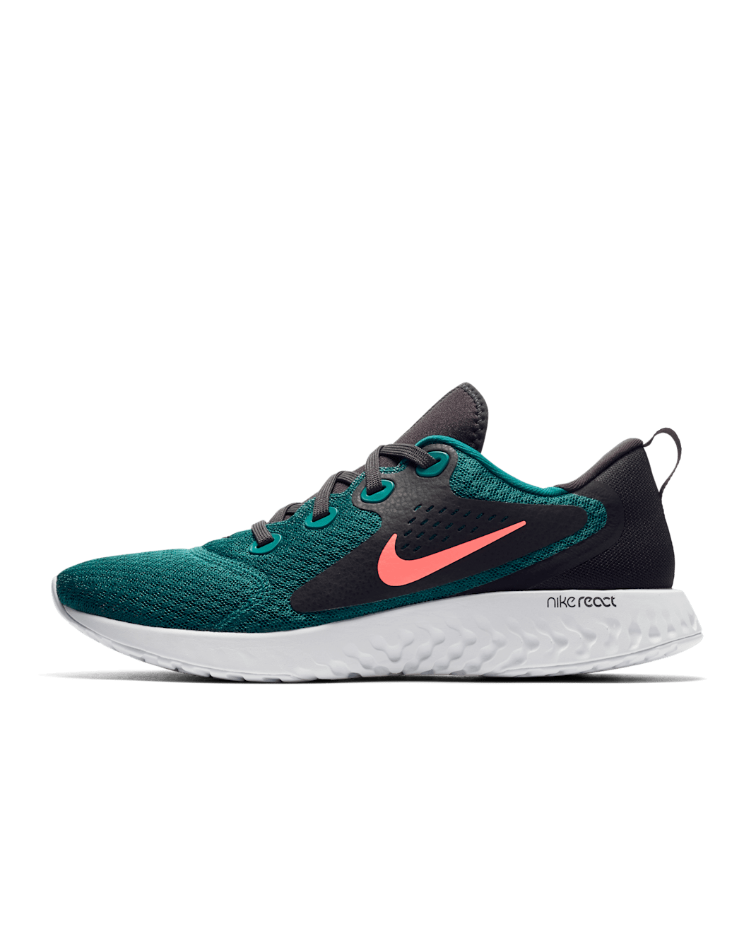 Nike Legend React Men's Running Shoes - Geode Teal/Oil Grey/Vast Grey/Hot Punch