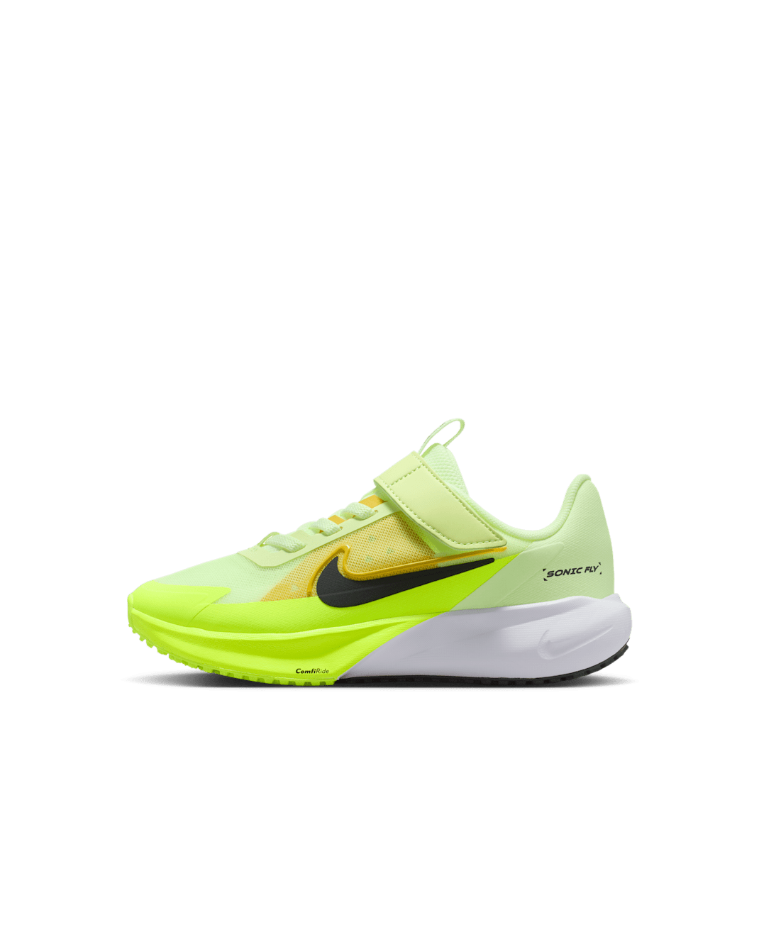 Nike Sonic Fly Younger Kids' Running Shoes - Barely Volt/Volt/Bright Citron/Black